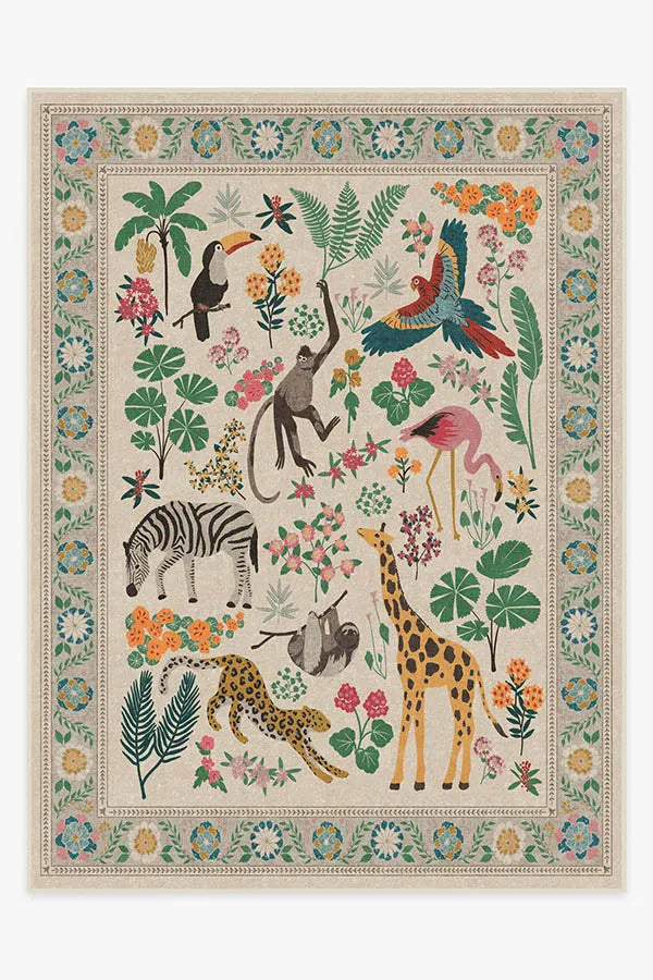 Jingle Jungle Rug by Iris Apfel