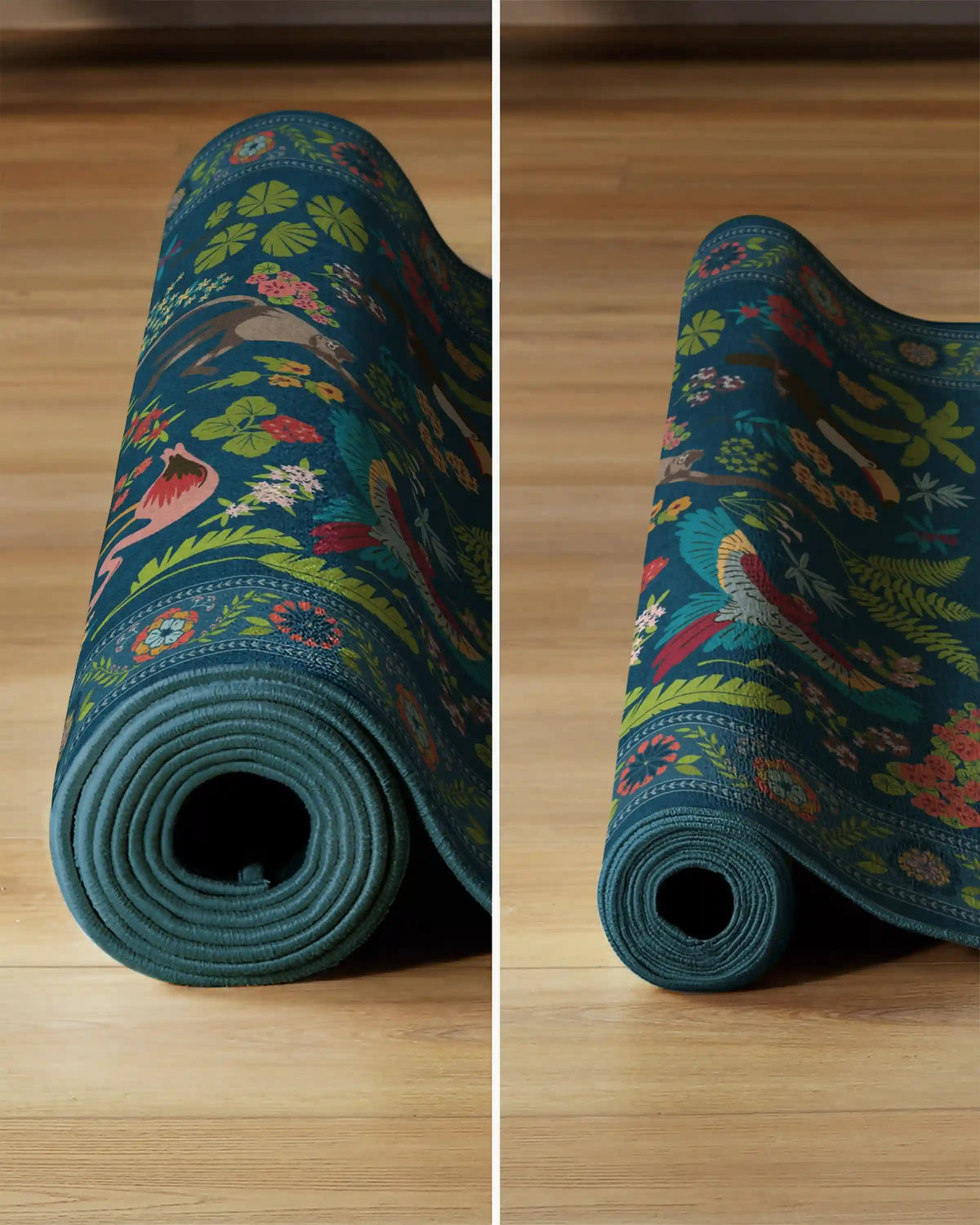 Jingle Jungle Royal Blue Rug by Iris Apfel