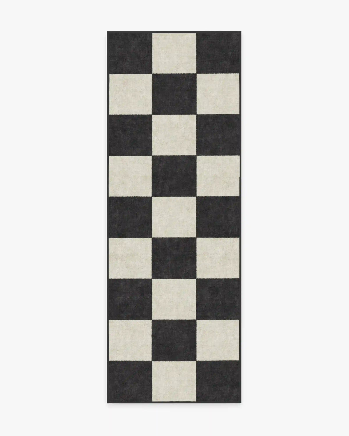 Jaque Checkered Black Rug