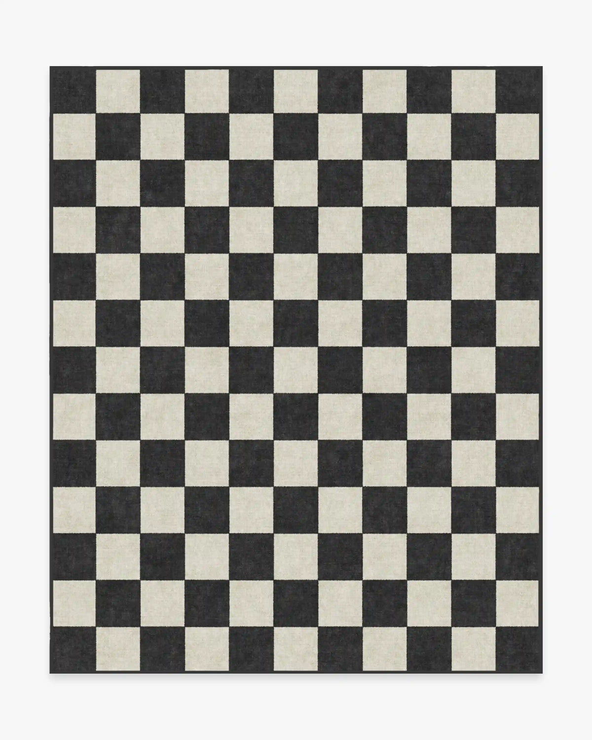 Jaque Checkered Black Rug