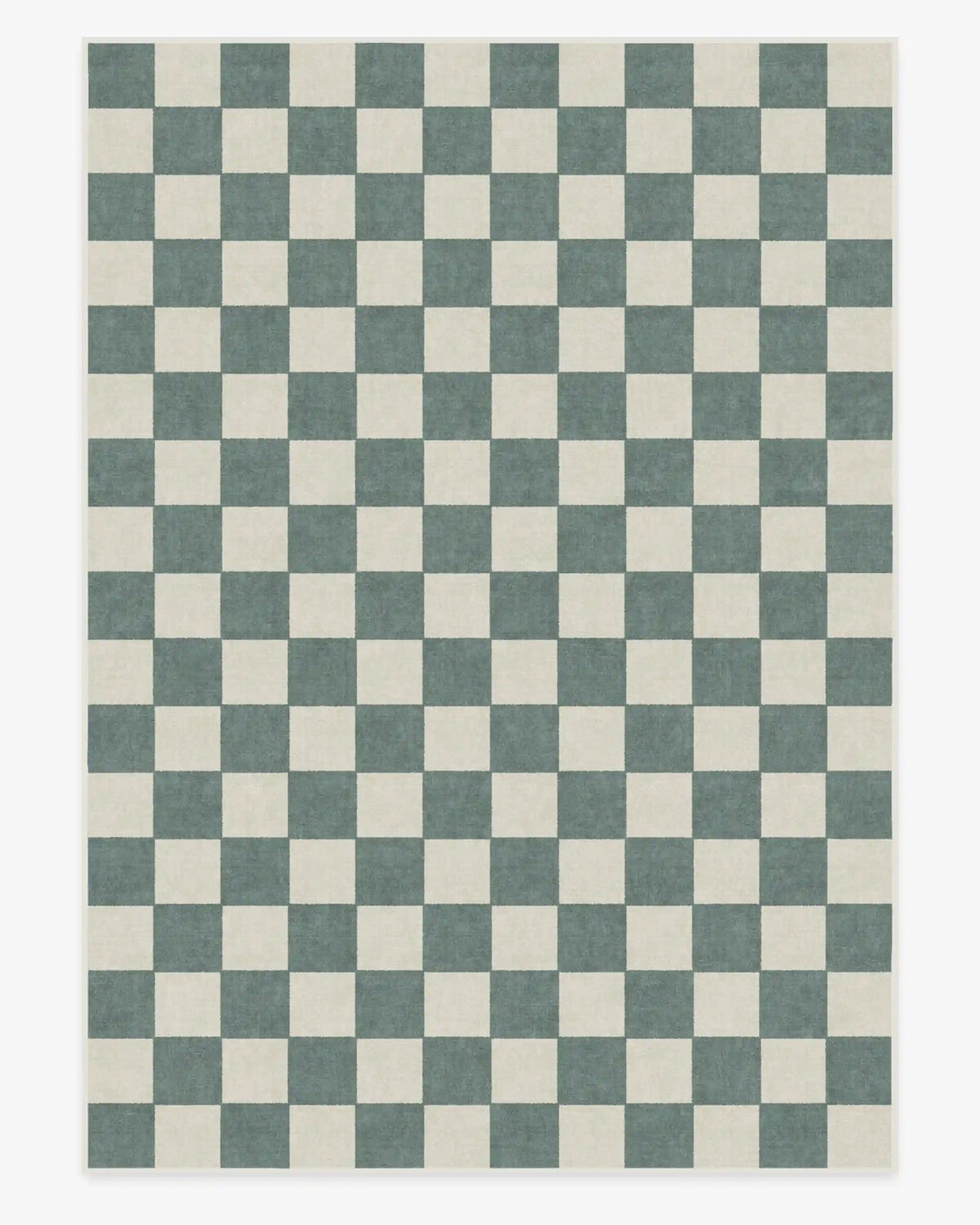Jaque Checkered Slate Green Rug