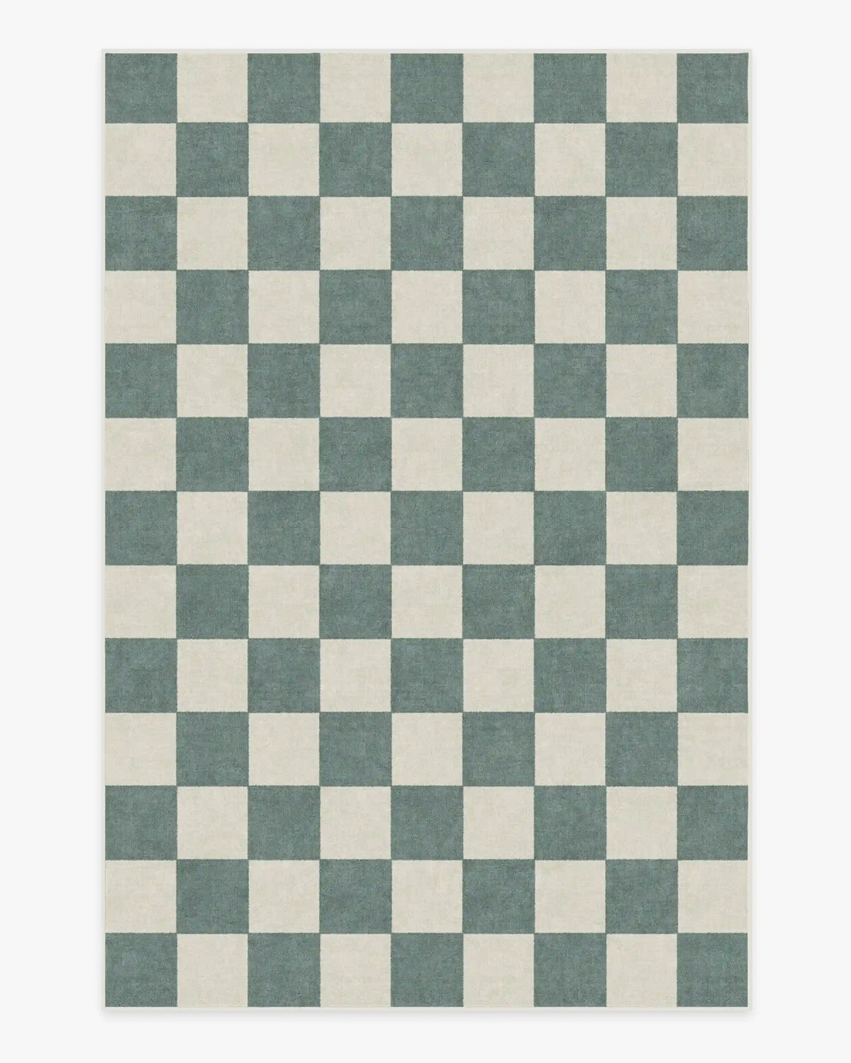 Jaque Checkered Slate Green Rug