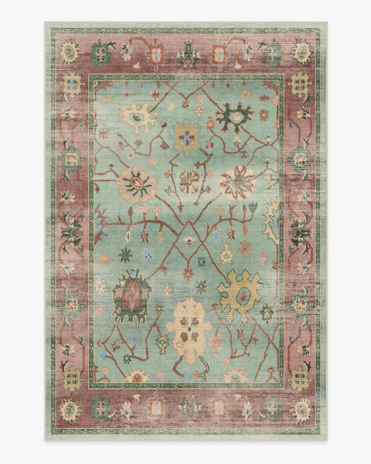 Jemima Sage and Rosewood Rug