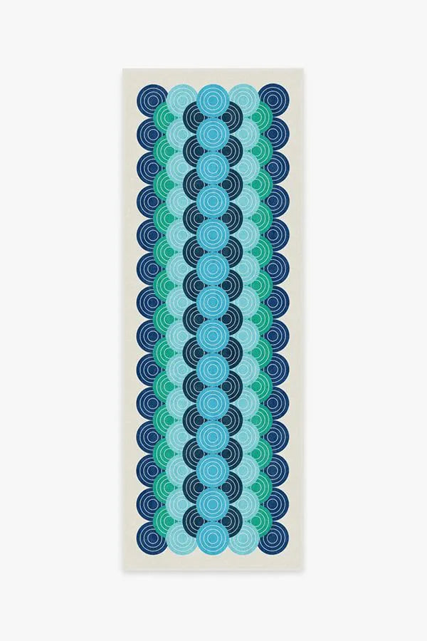 Biba Blue Green Rug by Jonathan Adler