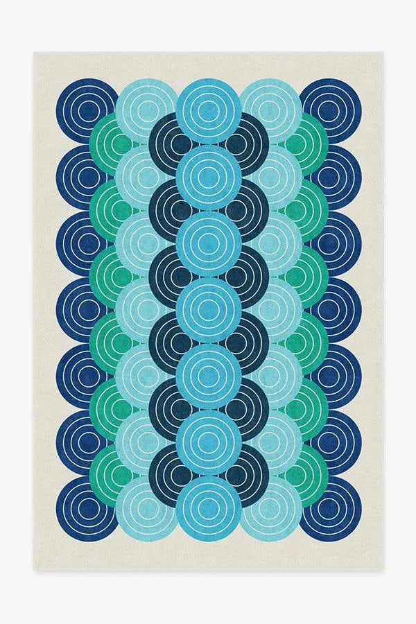 Biba Blue Green Rug by Jonathan Adler