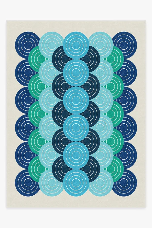 Biba Blue Green Rug by Jonathan Adler