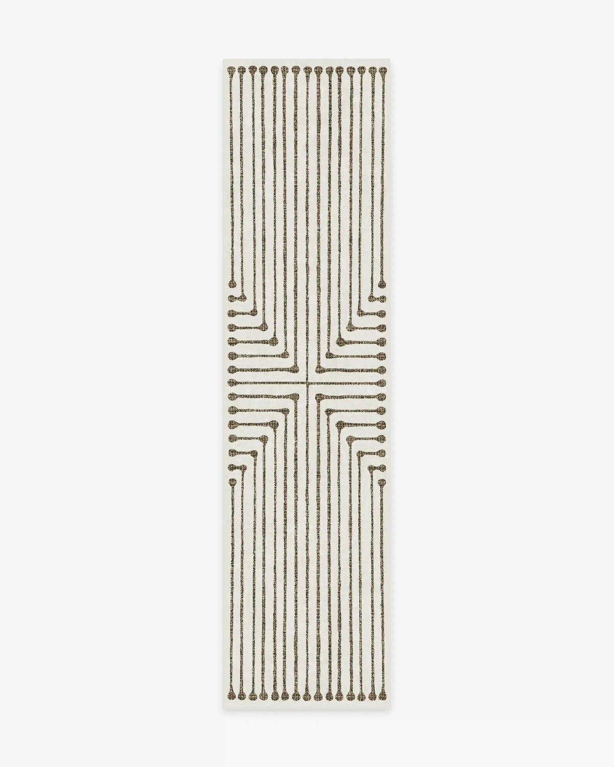 Inkdrop Camel & Ivory Rug by Jonathan Adler