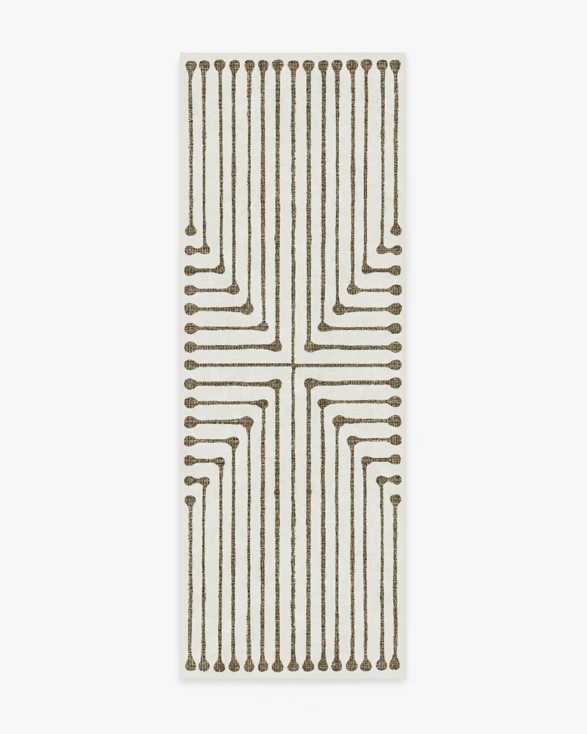 Inkdrop Camel & Ivory Rug by Jonathan Adler