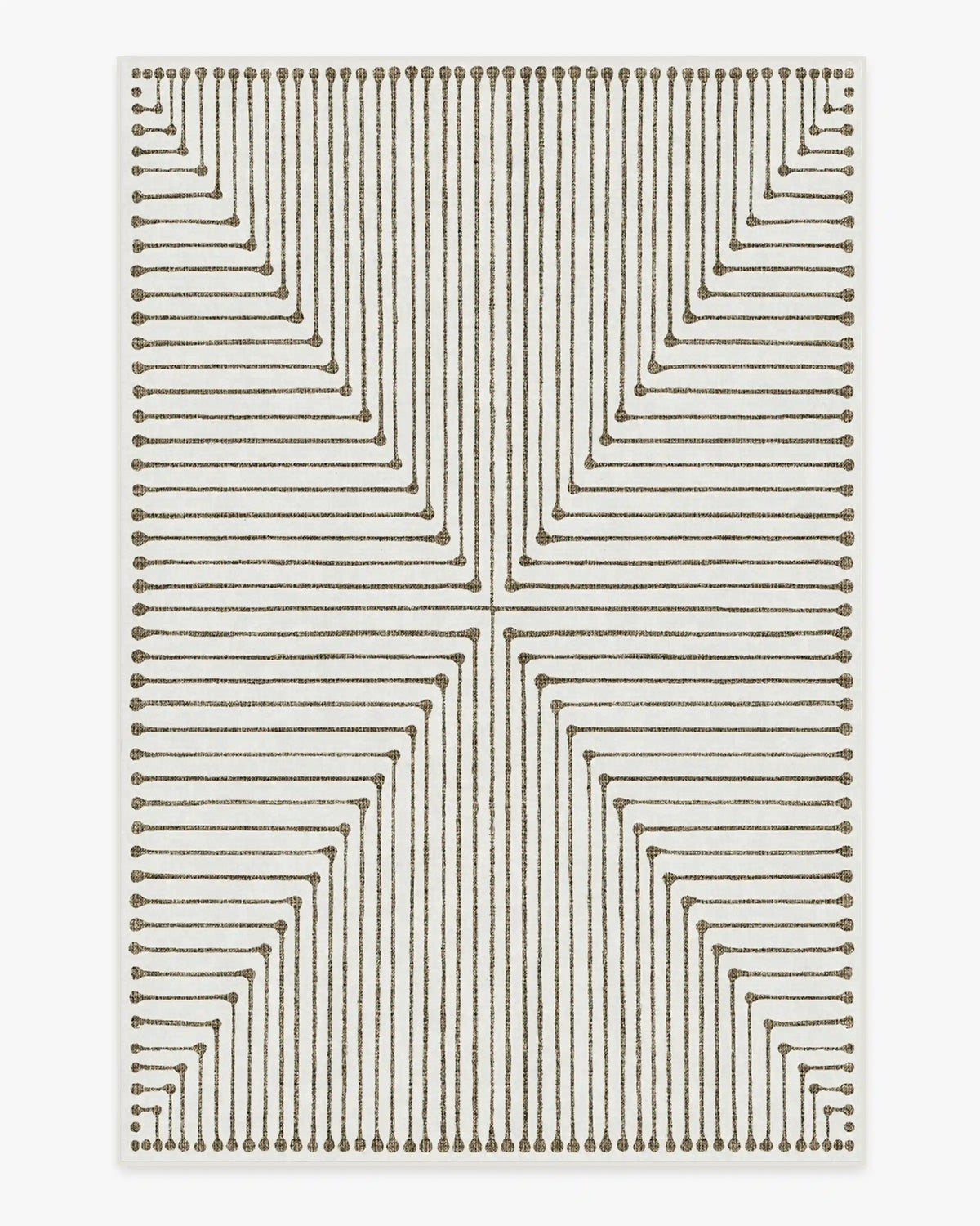 Inkdrop Camel & Ivory Rug by Jonathan Adler