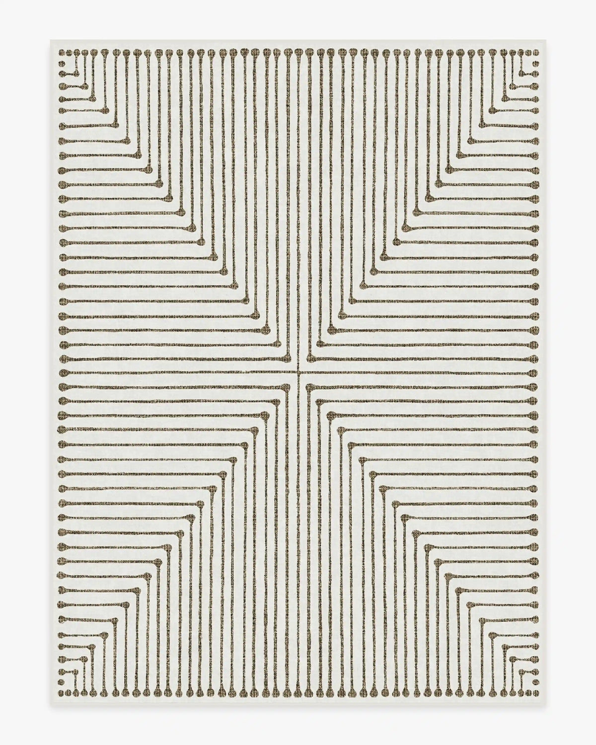 Inkdrop Camel & Ivory Rug by Jonathan Adler