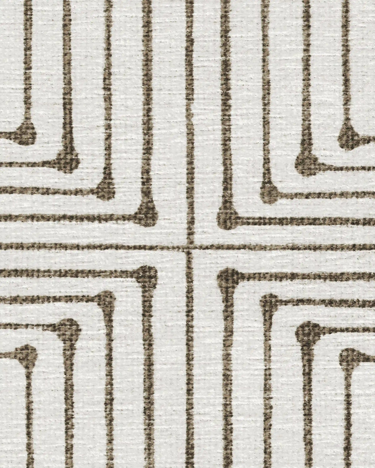 Inkdrop Camel & Ivory Rug by Jonathan Adler