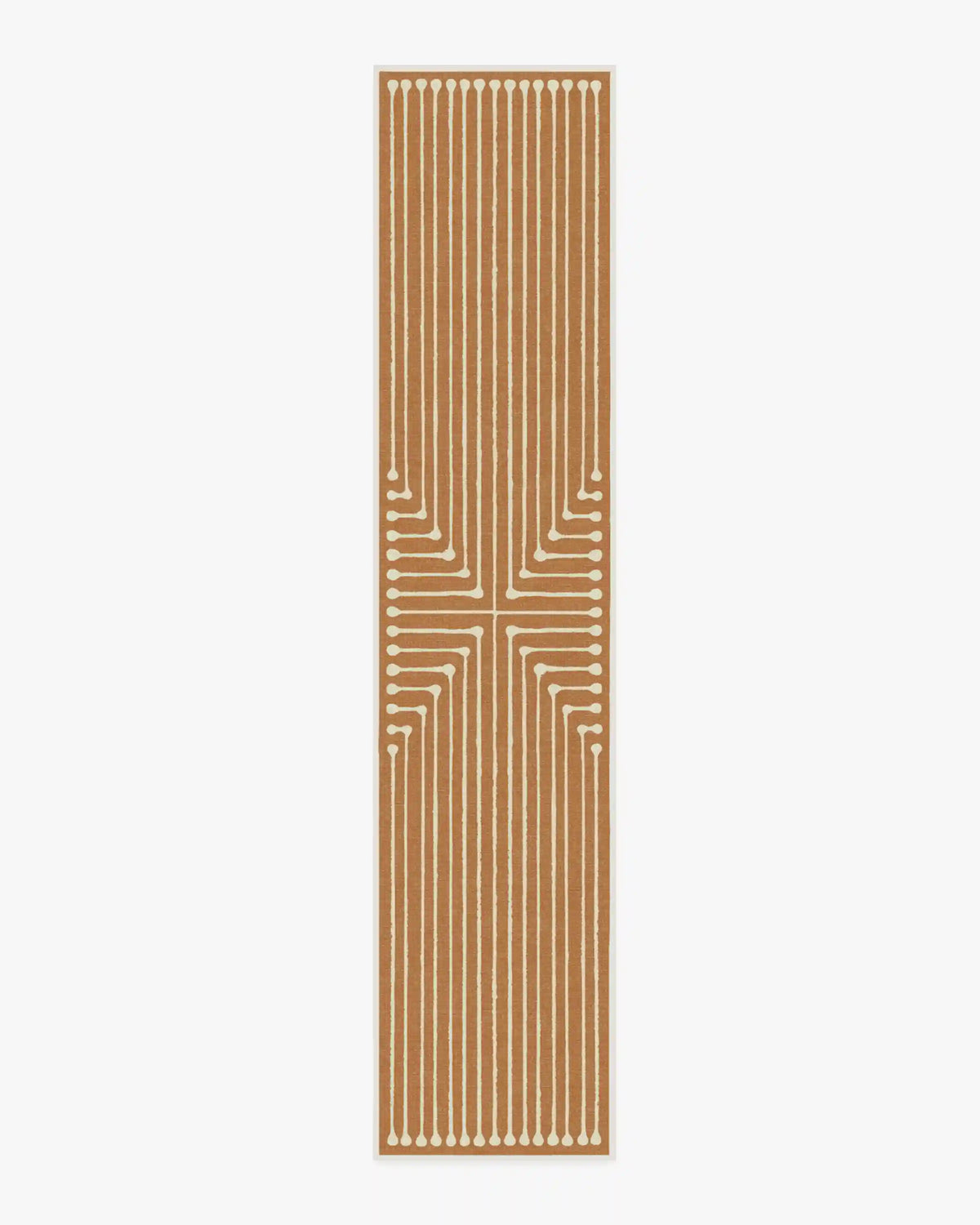 Inkdrop Copper Rug by Jonathan Adler