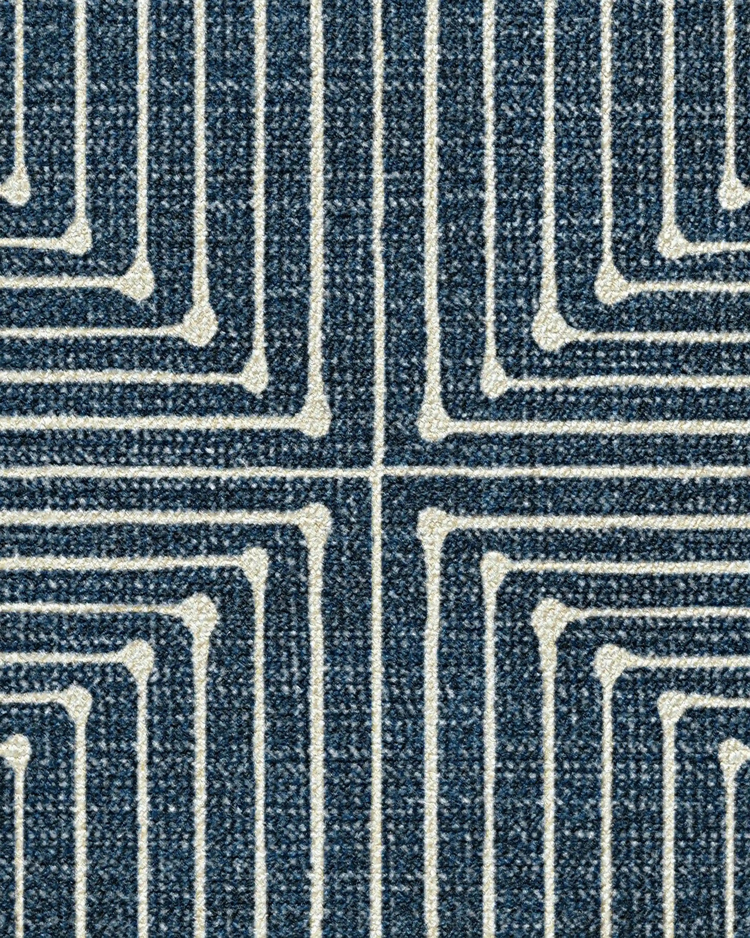 Inkdrop Lapis Blue Rug by Jonathan Adler