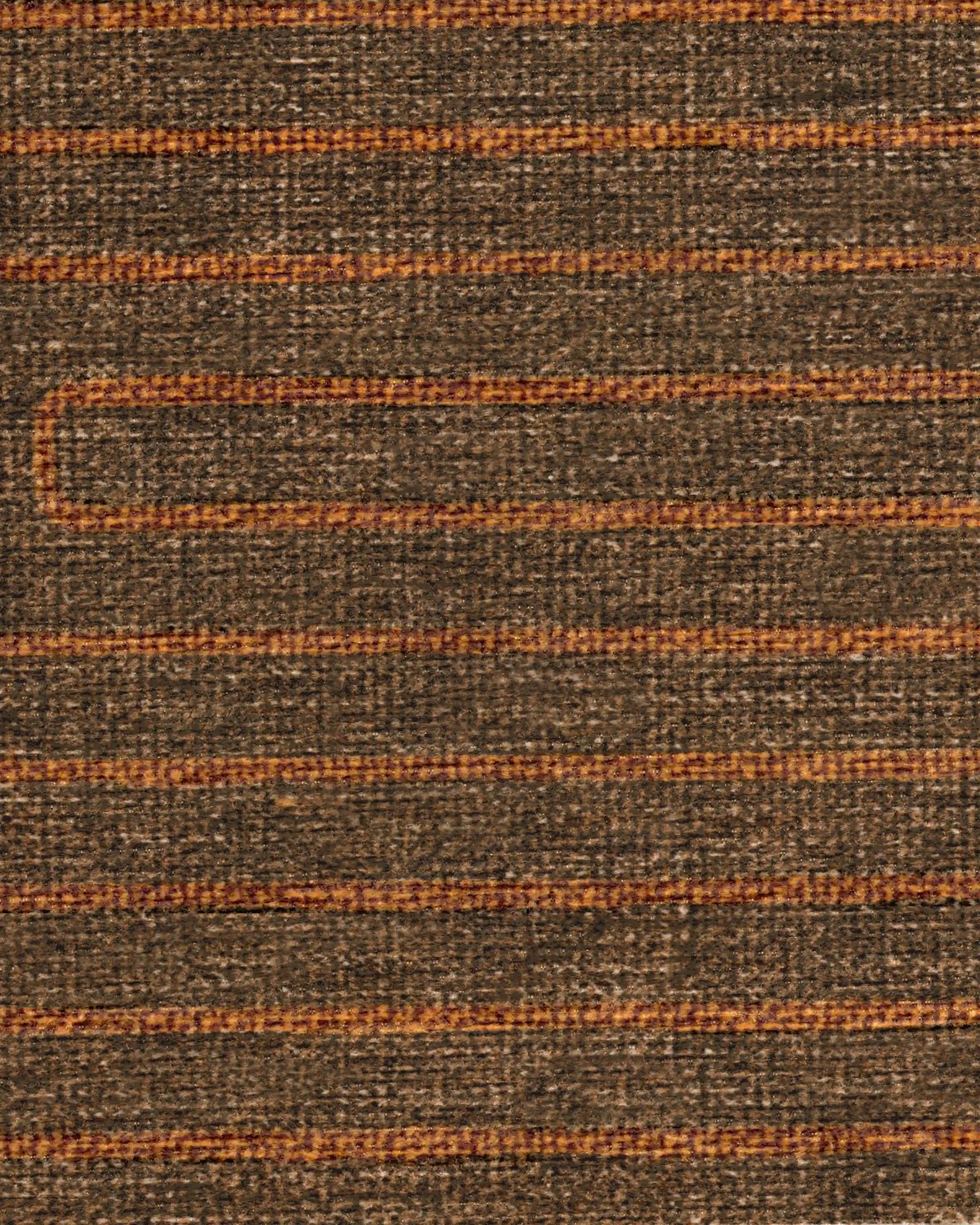 Labyrinth Brown & Orange Rug by Jonathan Adler