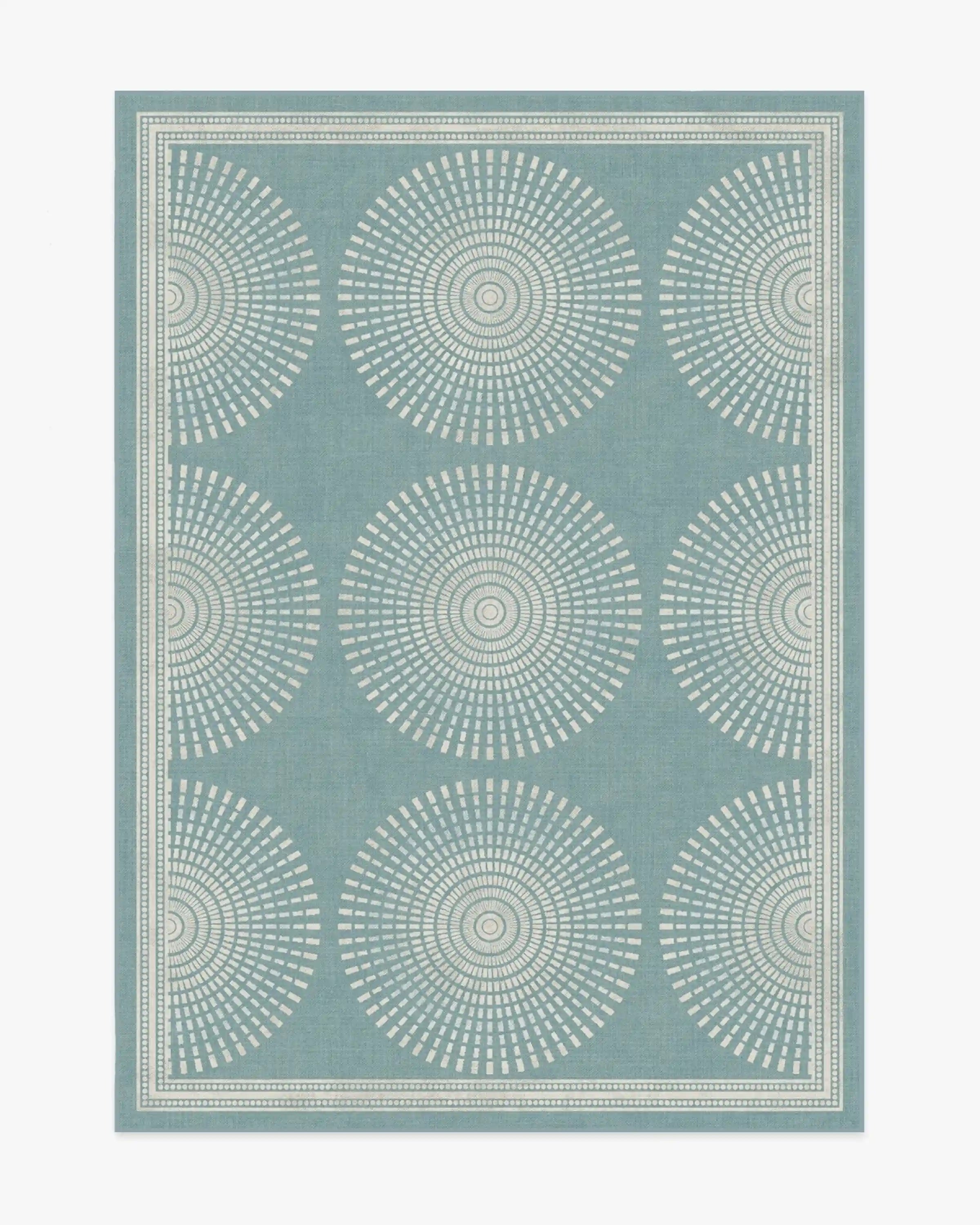 Santorini Blue Rug by Jonathan Adler