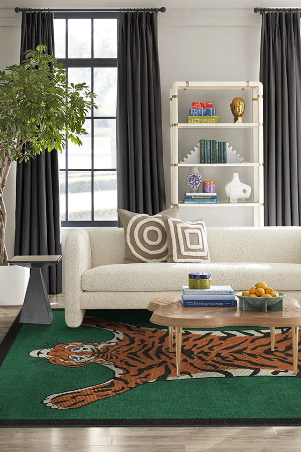 Tiger Emerald Rug by Jonathan Adler