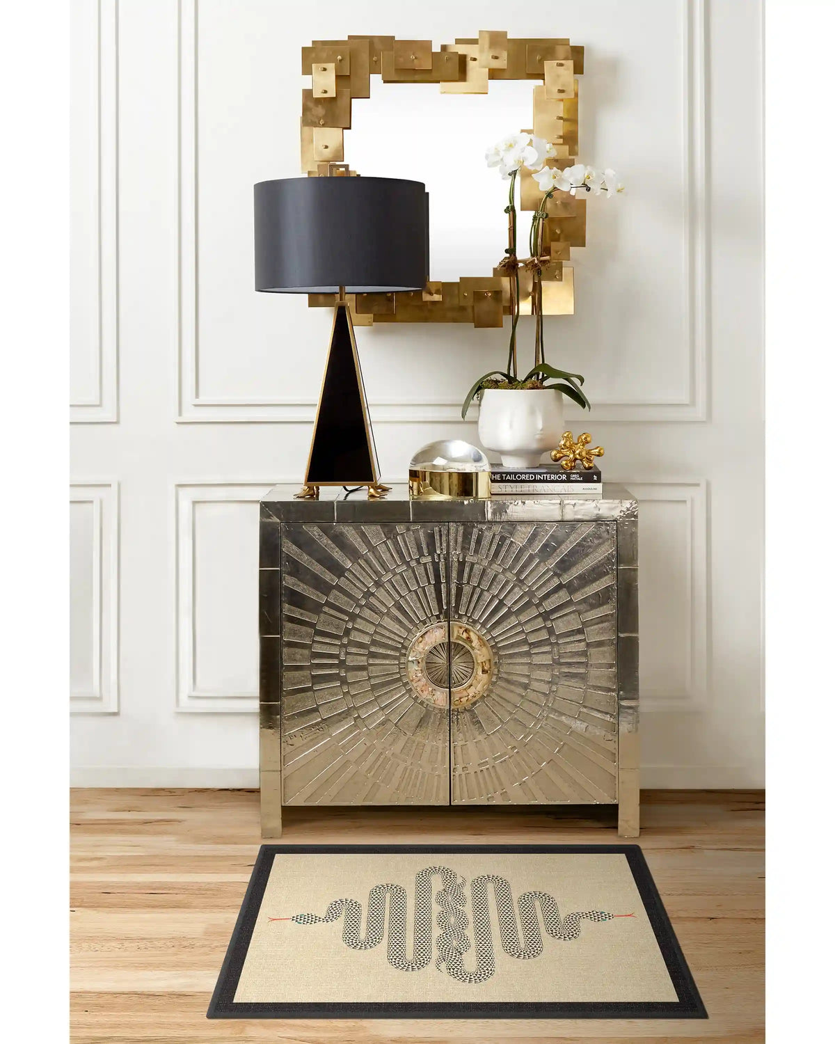 Venom Neutral Rug by Jonathan Adler
