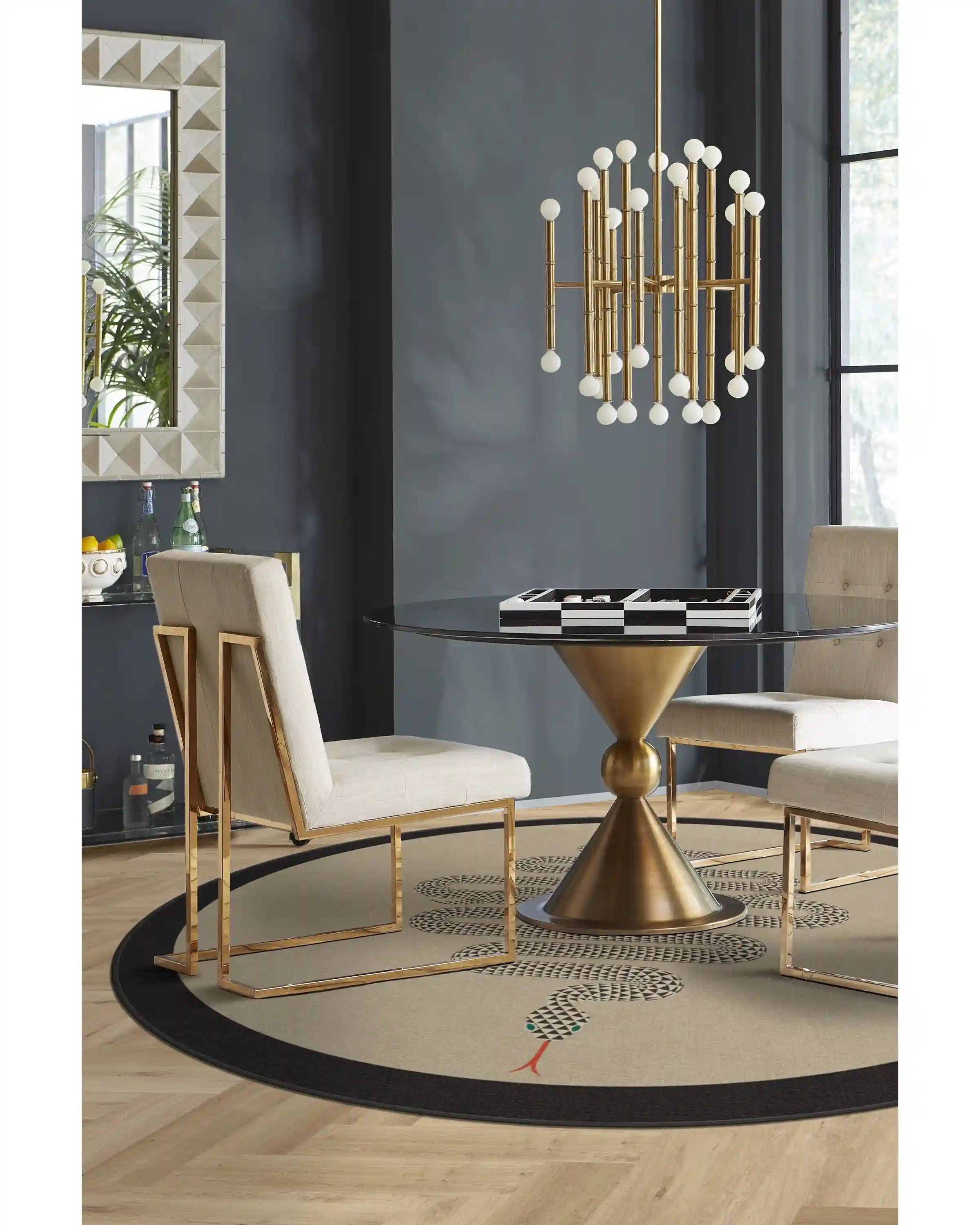 Venom Neutral Rug by Jonathan Adler