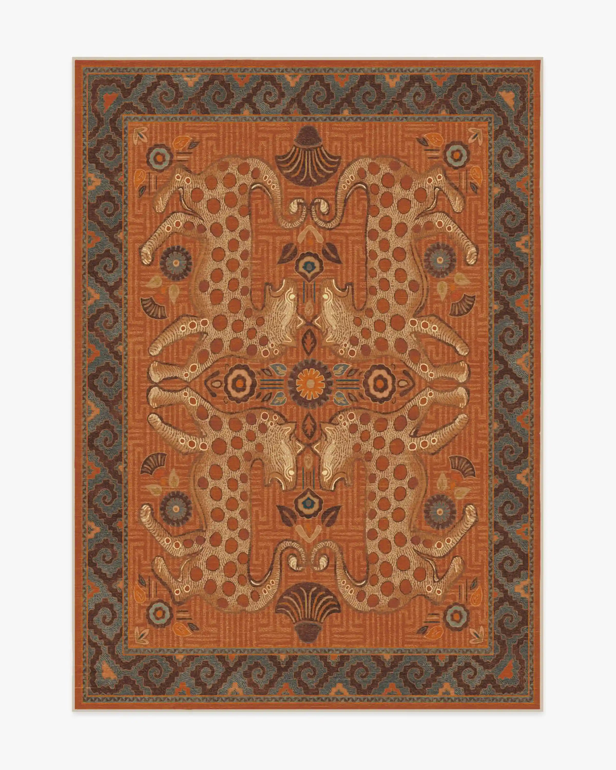 Eartha Terracotta Rug by Jungalow