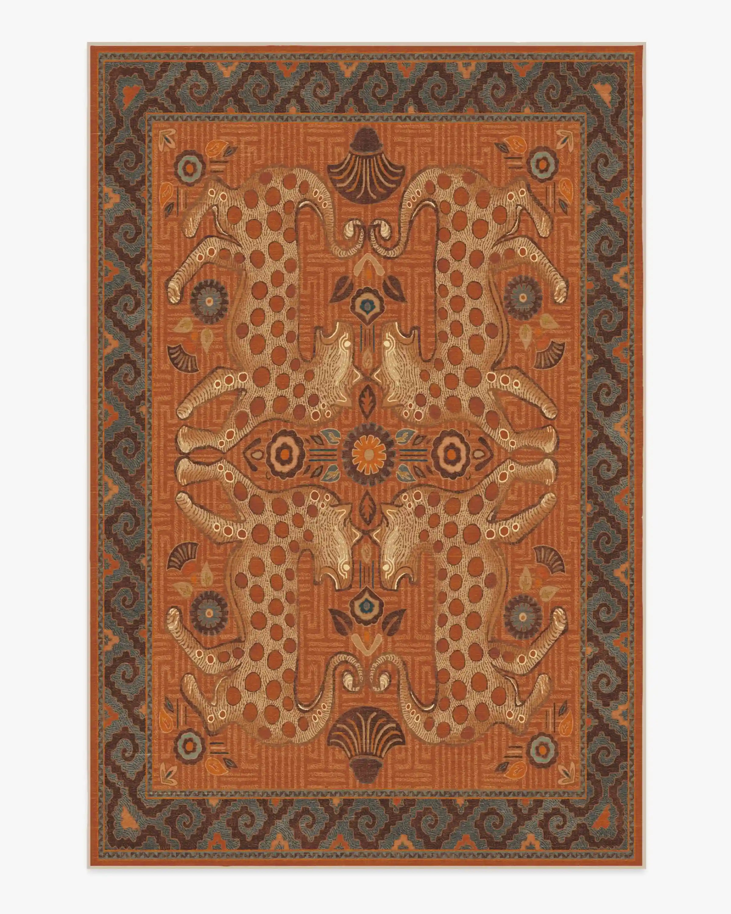 Eartha Terracotta Rug by Jungalow