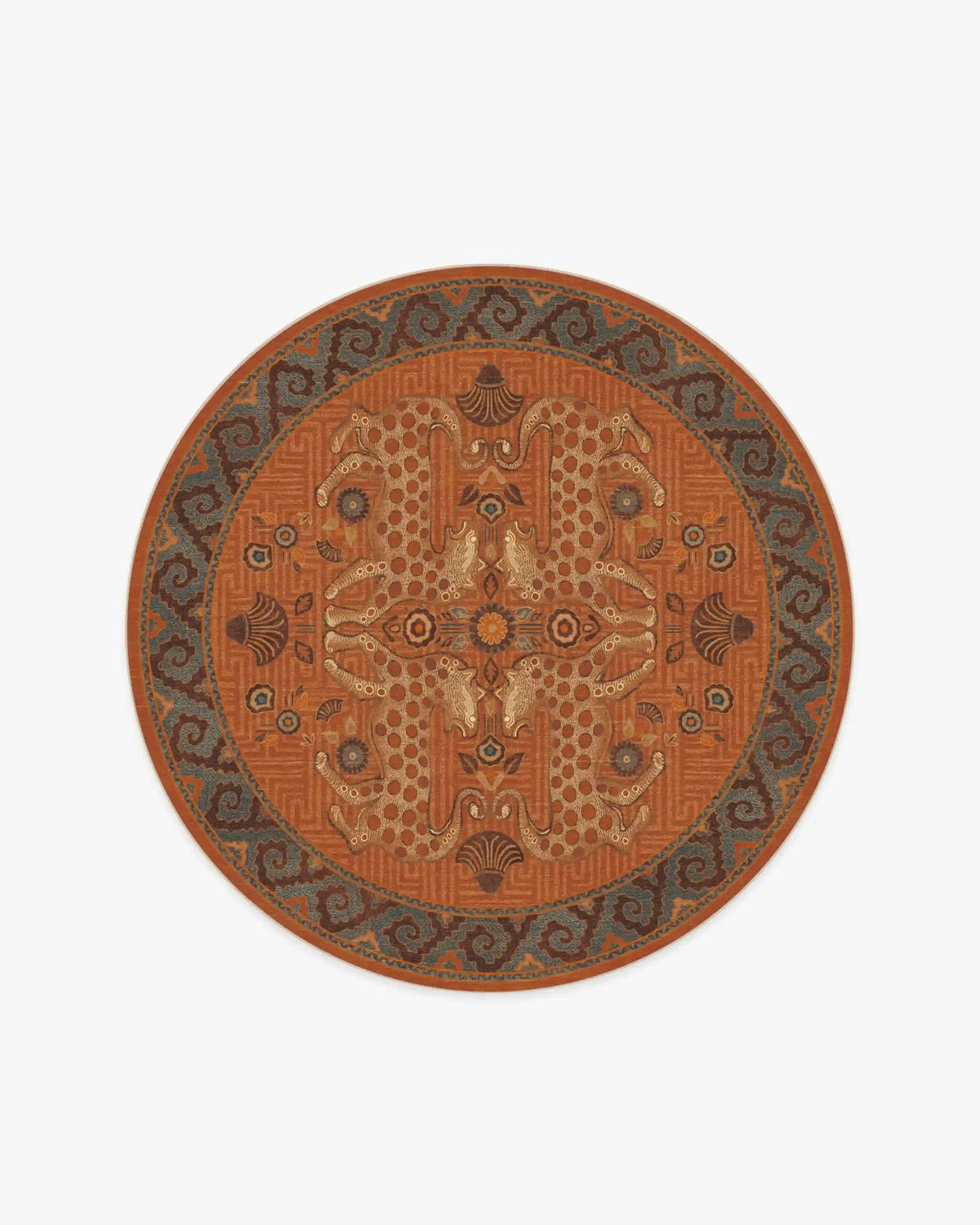 Eartha Terracotta Rug by Jungalow