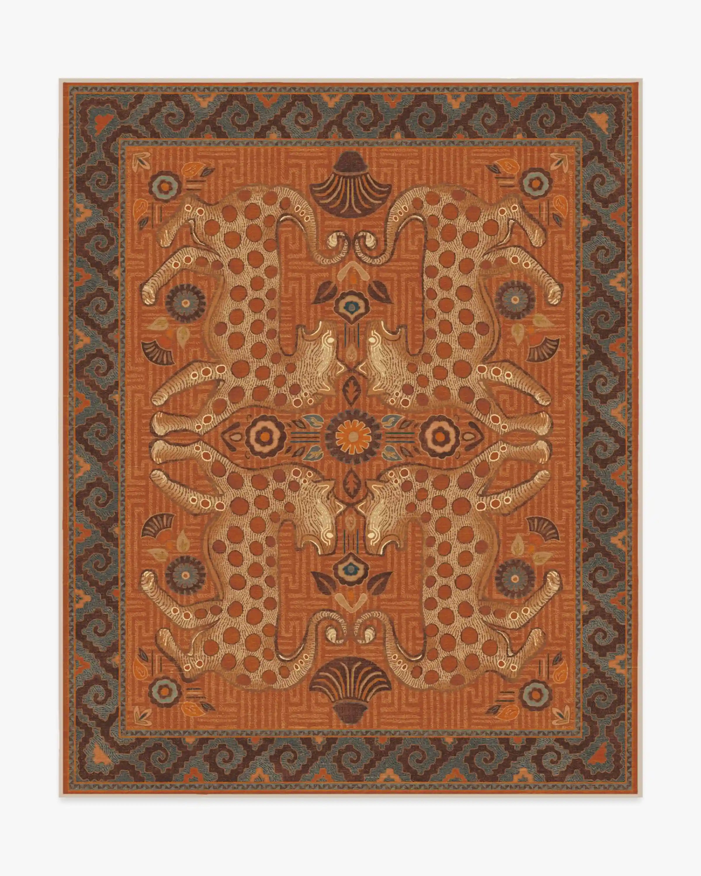 Eartha Terracotta Rug by Jungalow