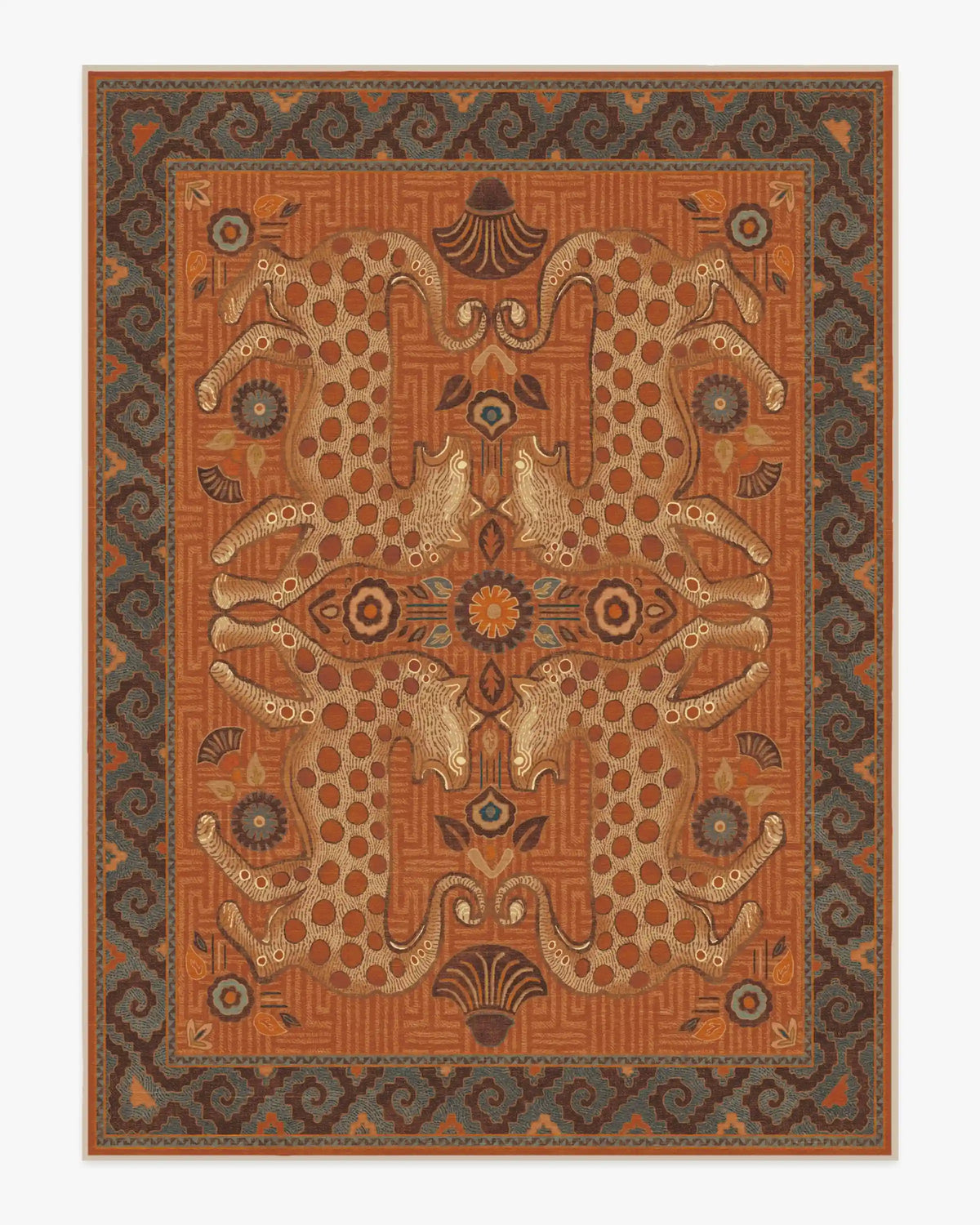 Eartha Terracotta Rug by Jungalow