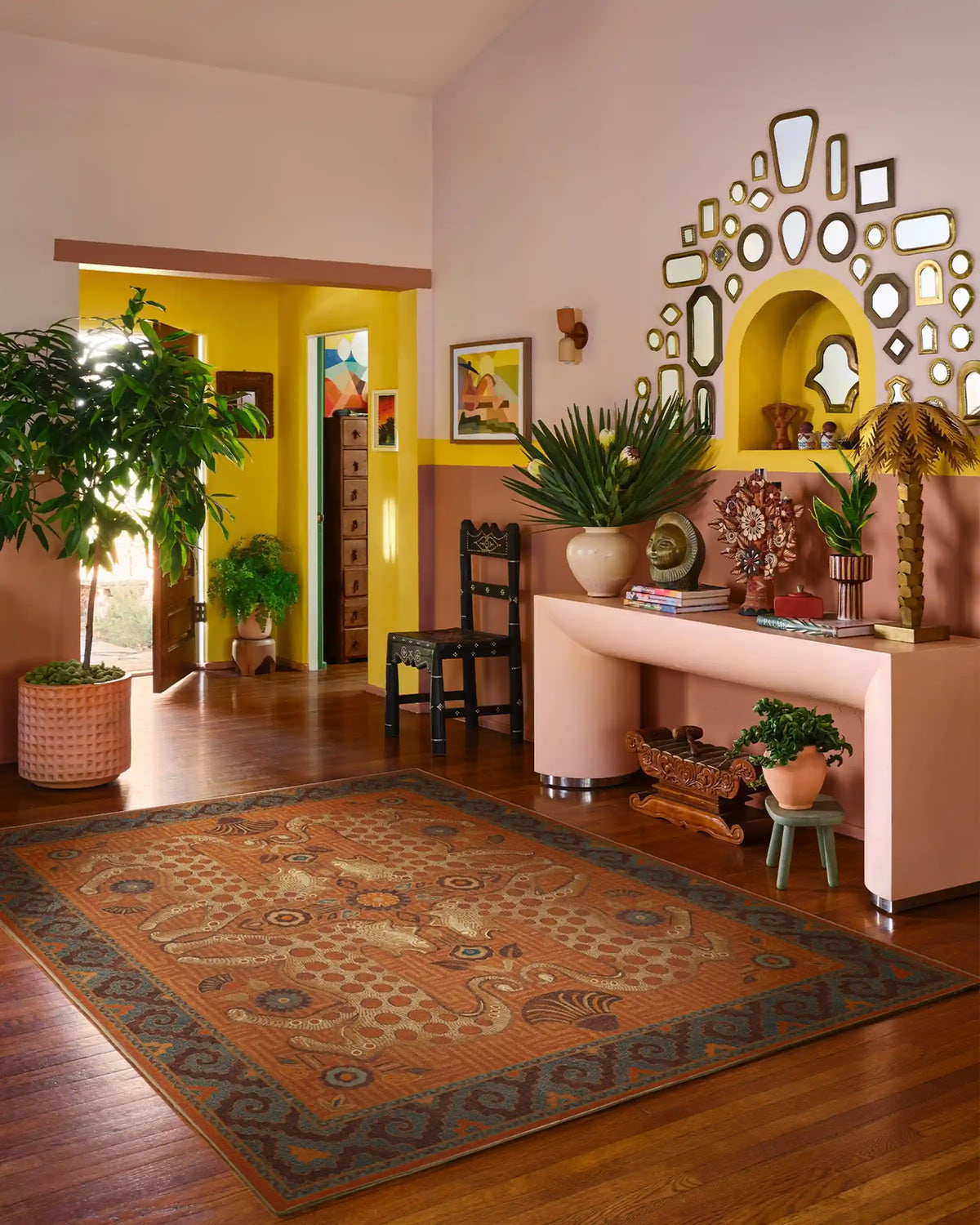 Eartha Terracotta Rug by Jungalow