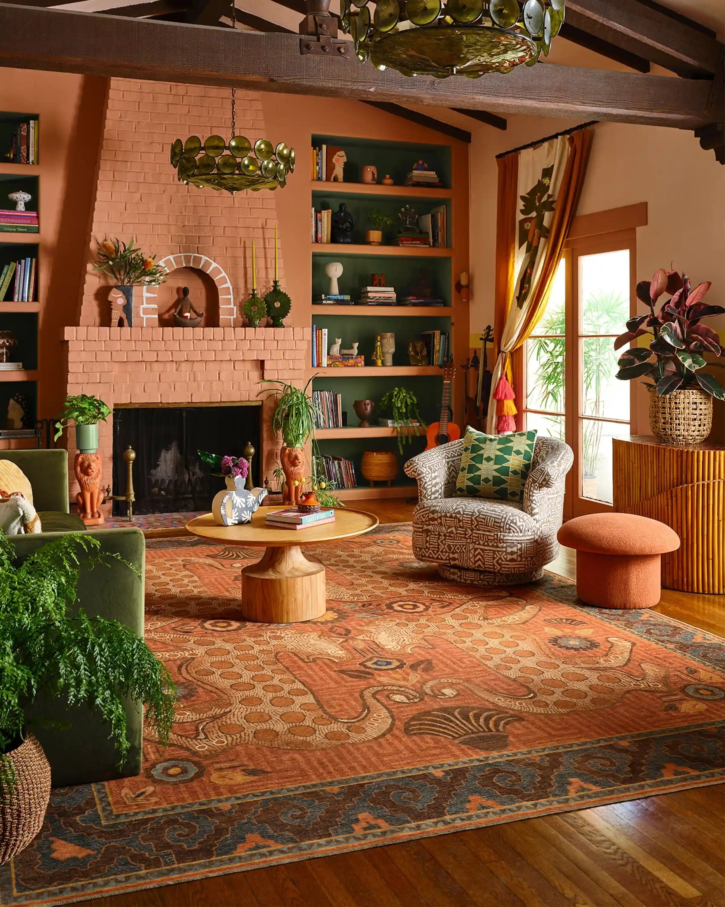 Eartha Terracotta Rug by Jungalow