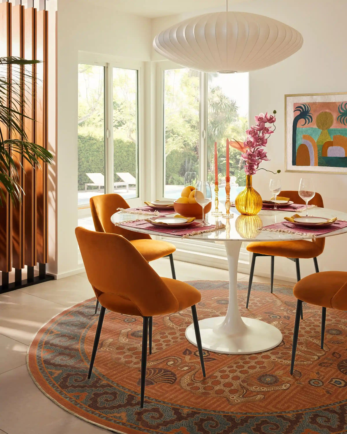 Eartha Terracotta Rug by Jungalow
