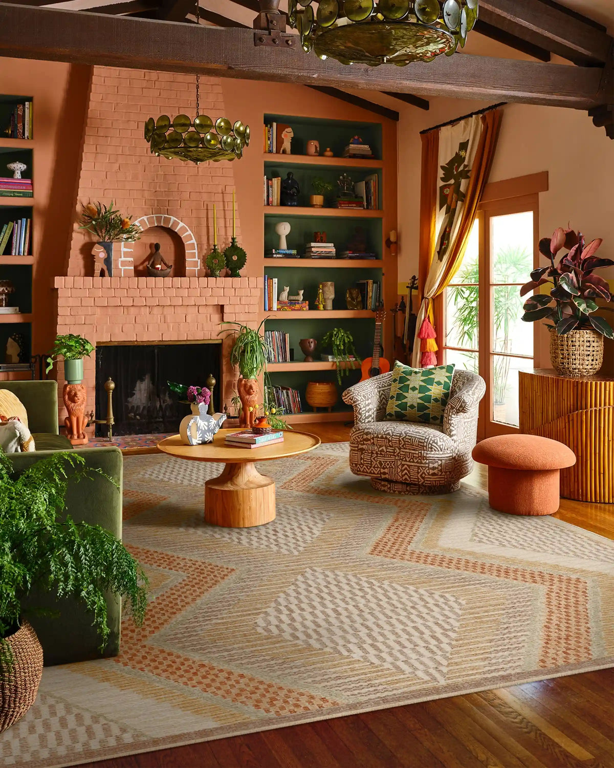 Etta Natural & Terra Rug by Jungalow