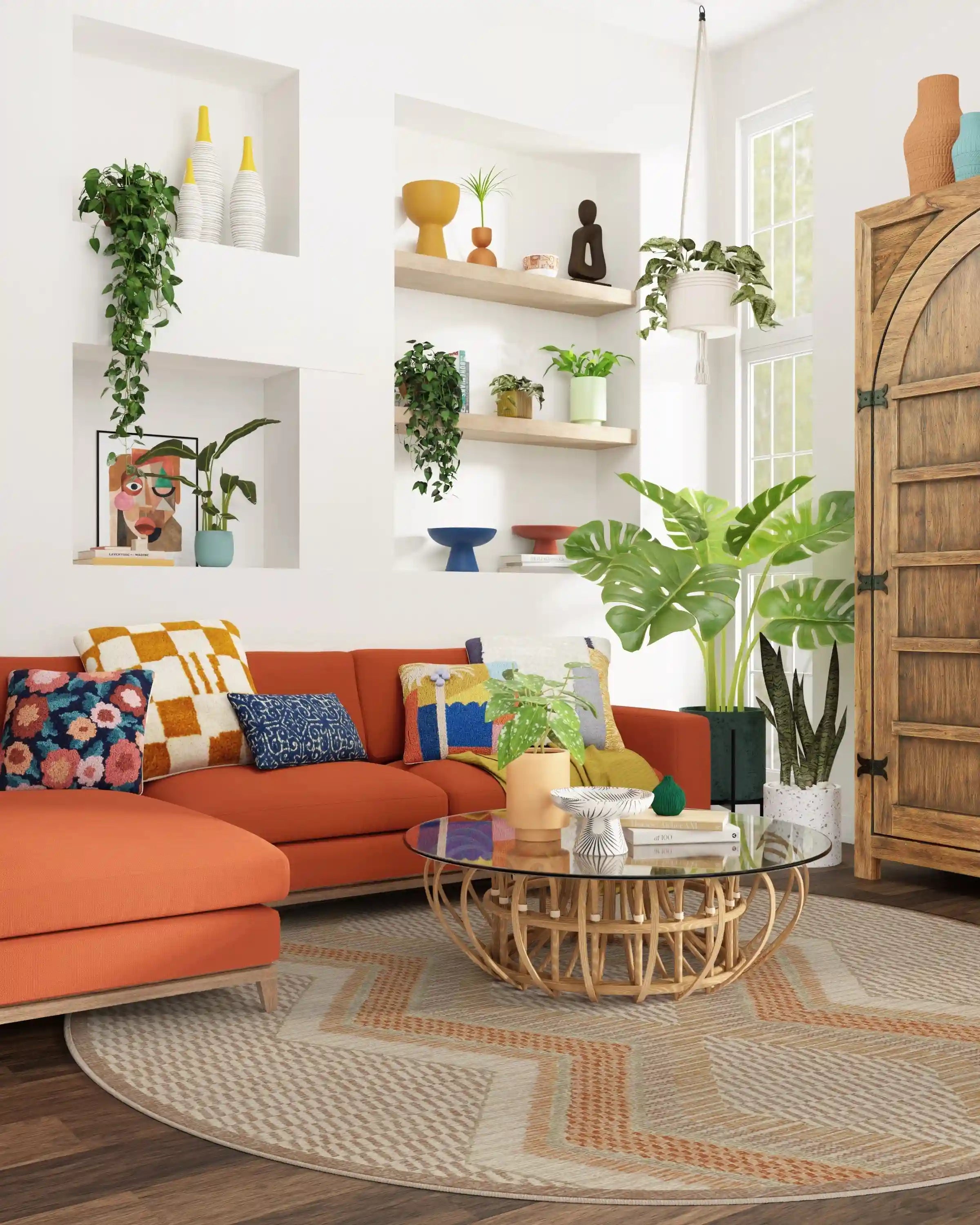 Etta Natural & Terra Rug by Jungalow