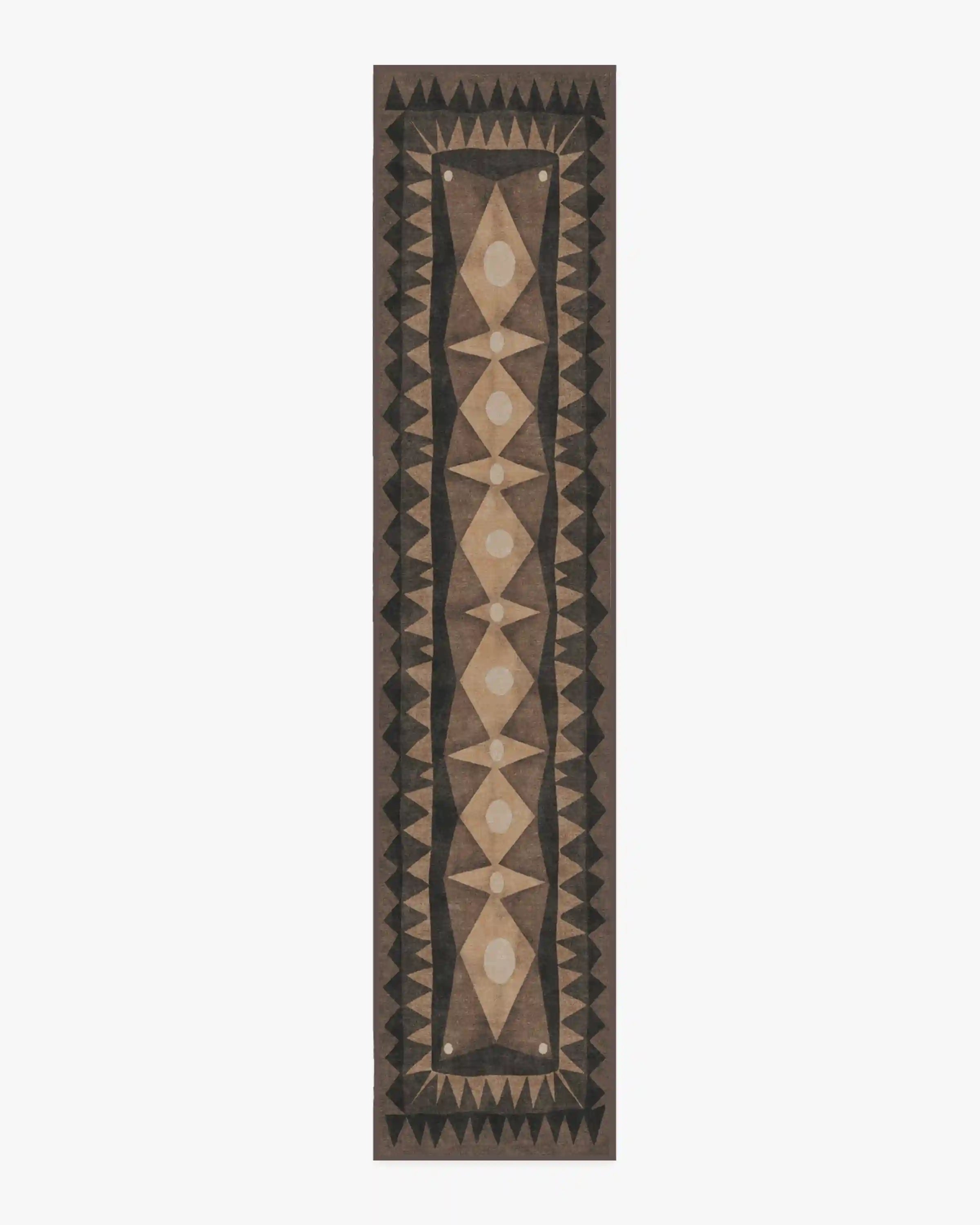 Hilma Charcoal Rug by Jungalow