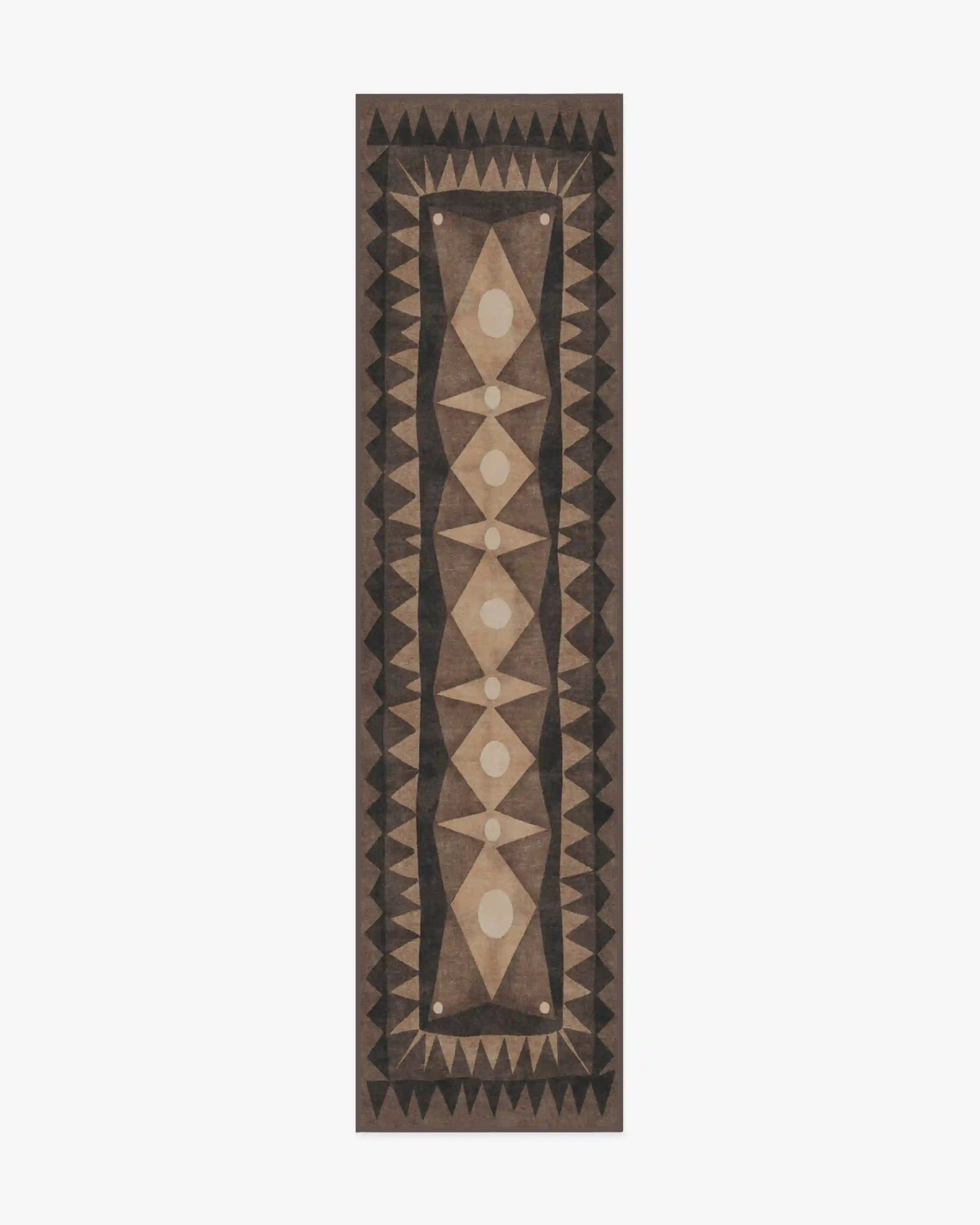 Hilma Charcoal Rug by Jungalow