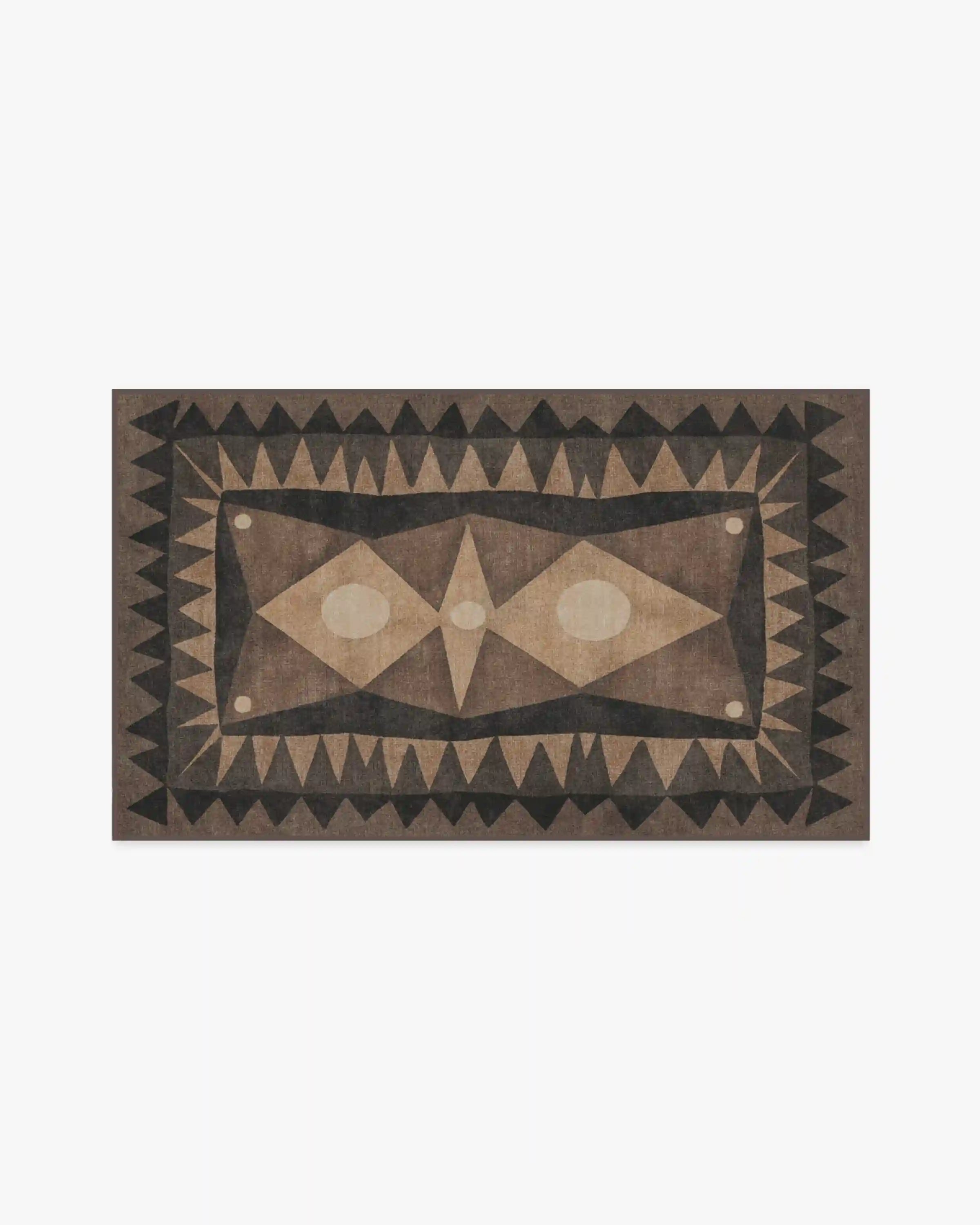 Hilma Charcoal Rug by Jungalow