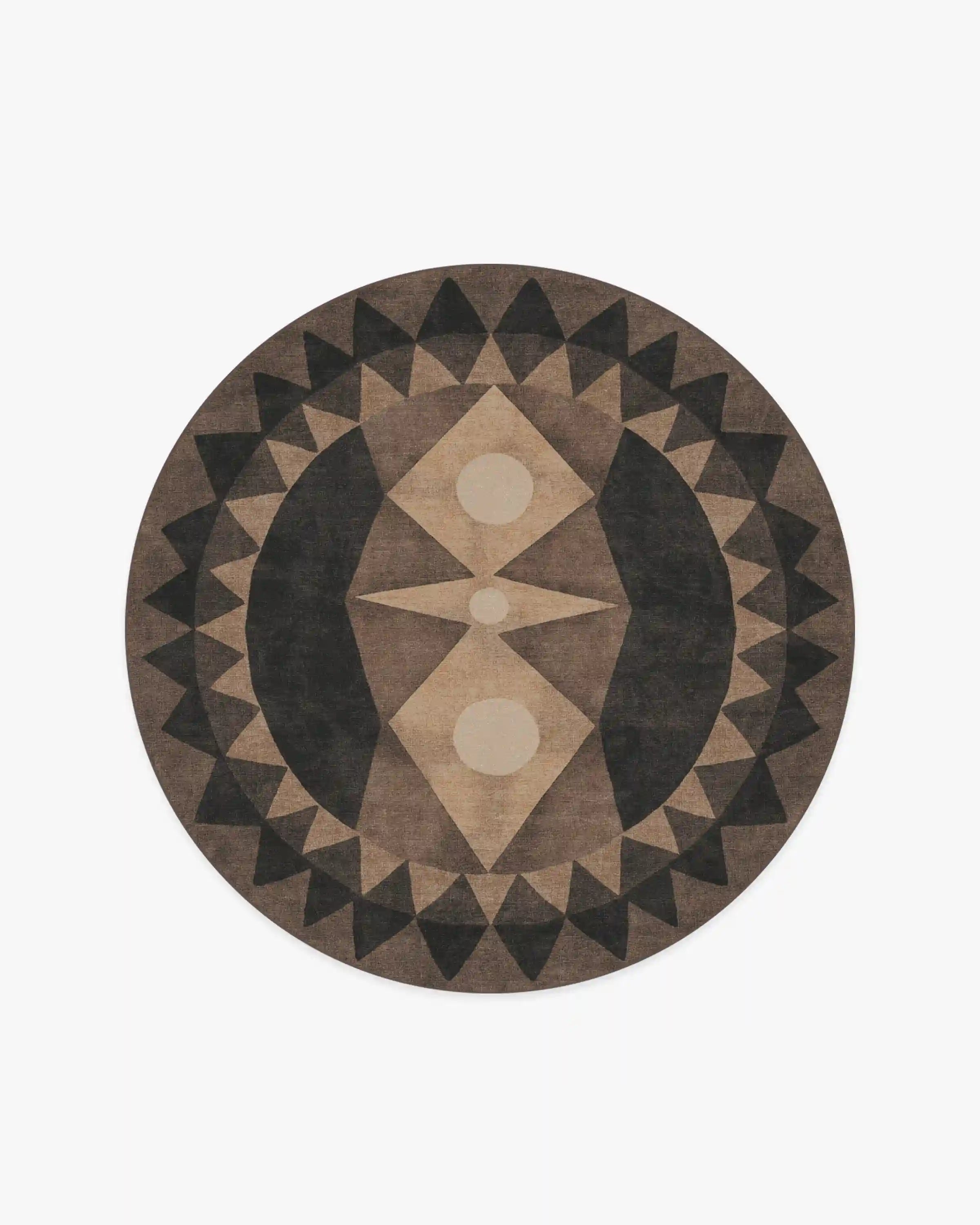Hilma Charcoal Rug by Jungalow