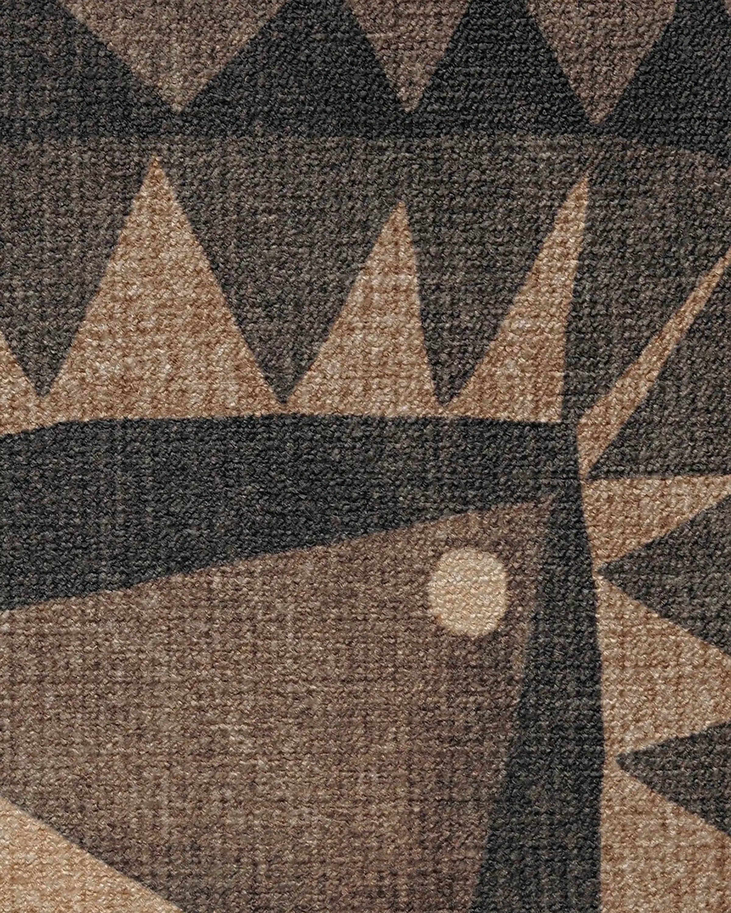 Hilma Charcoal Rug by Jungalow