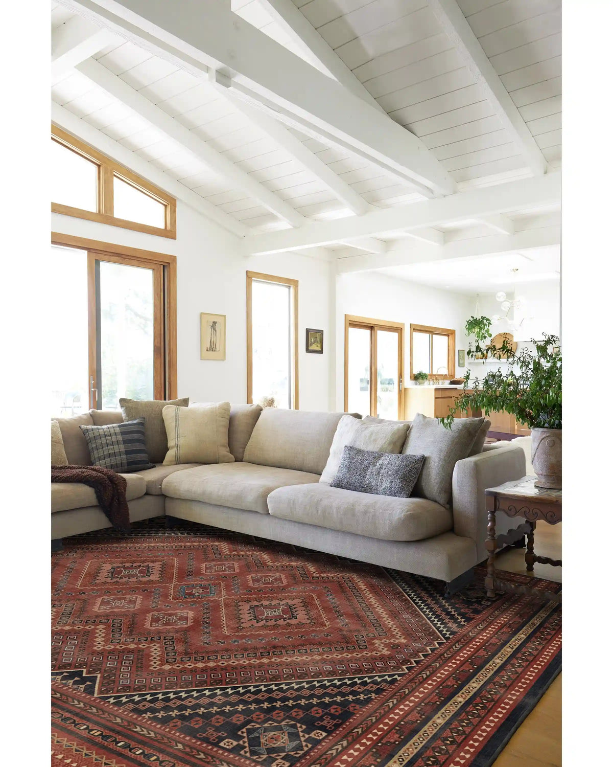 Kaden Amber Red Rug