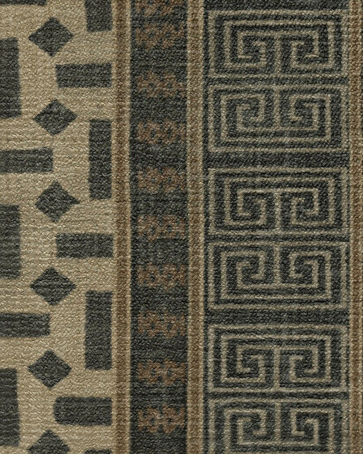 Kairos Charcoal & Tan Rug