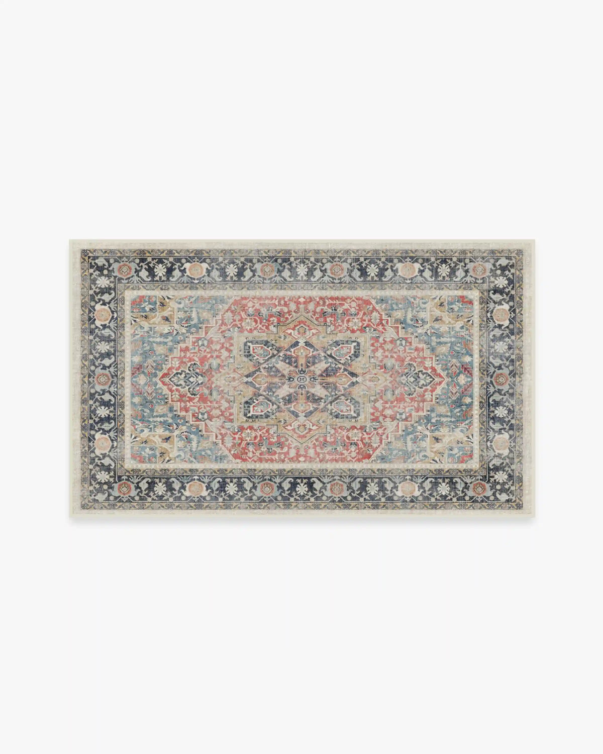 Kamran Cayenne Red Rug