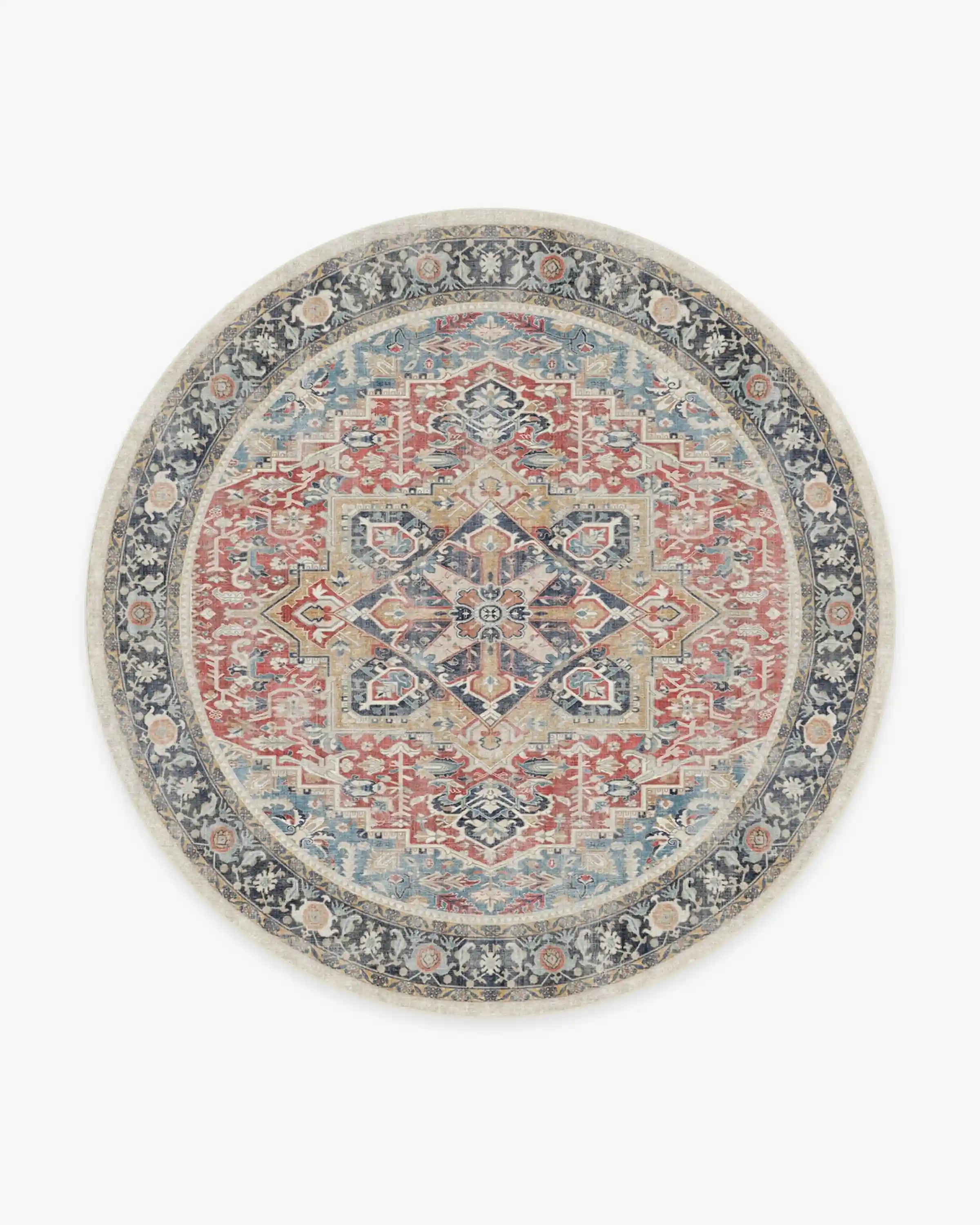 Kamran Cayenne Red Rug