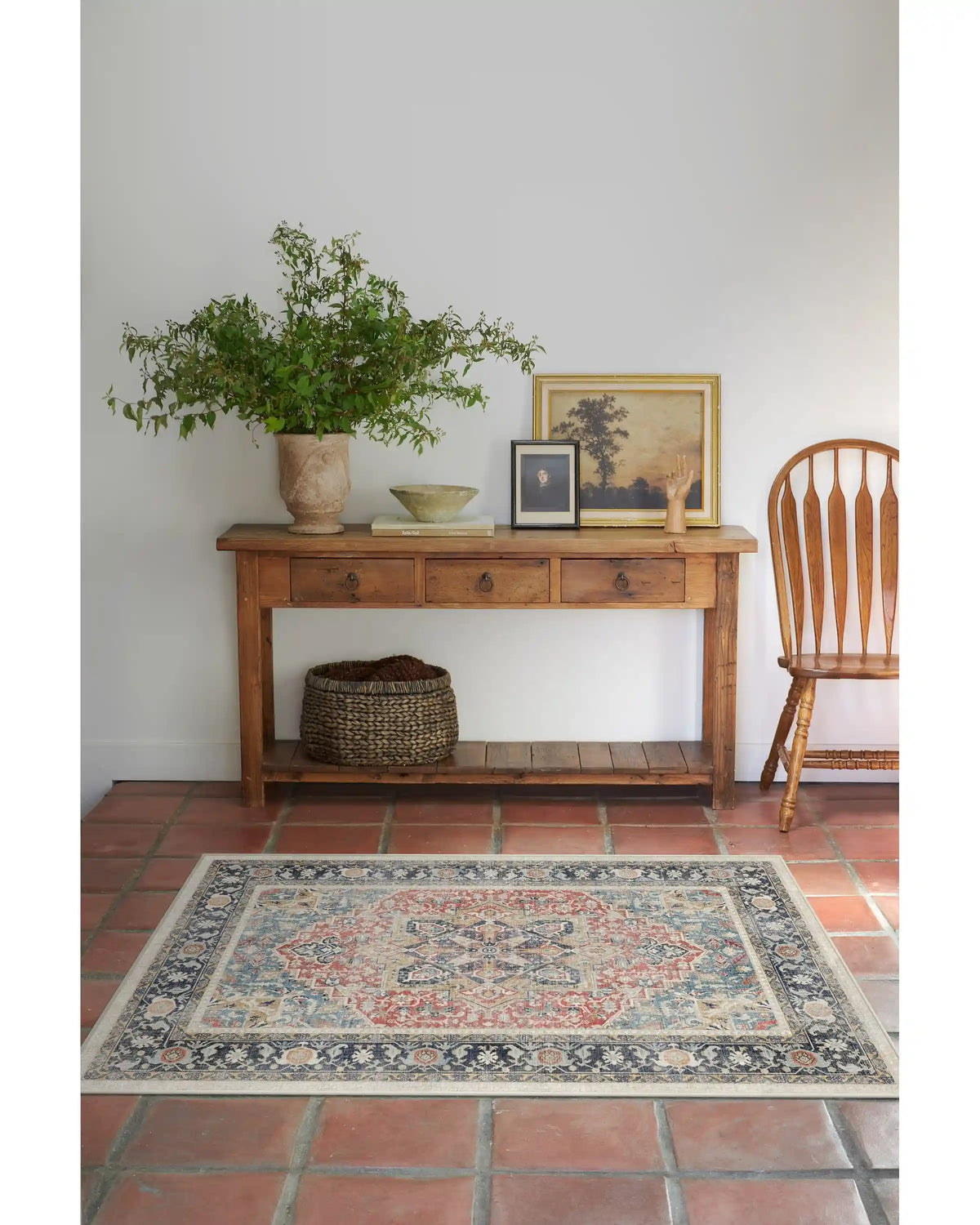Kamran Cayenne Red Rug