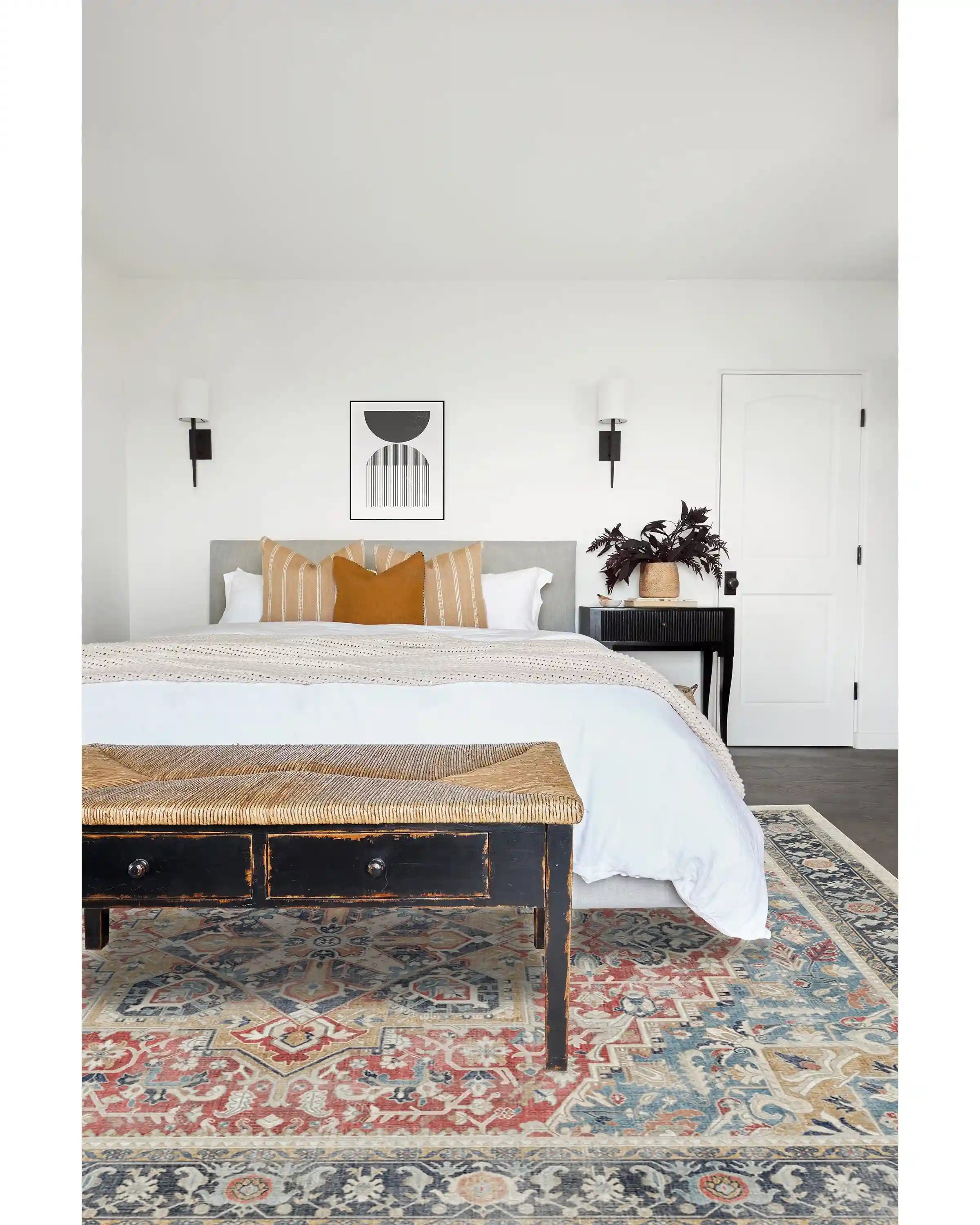 Kamran Cayenne Red Rug