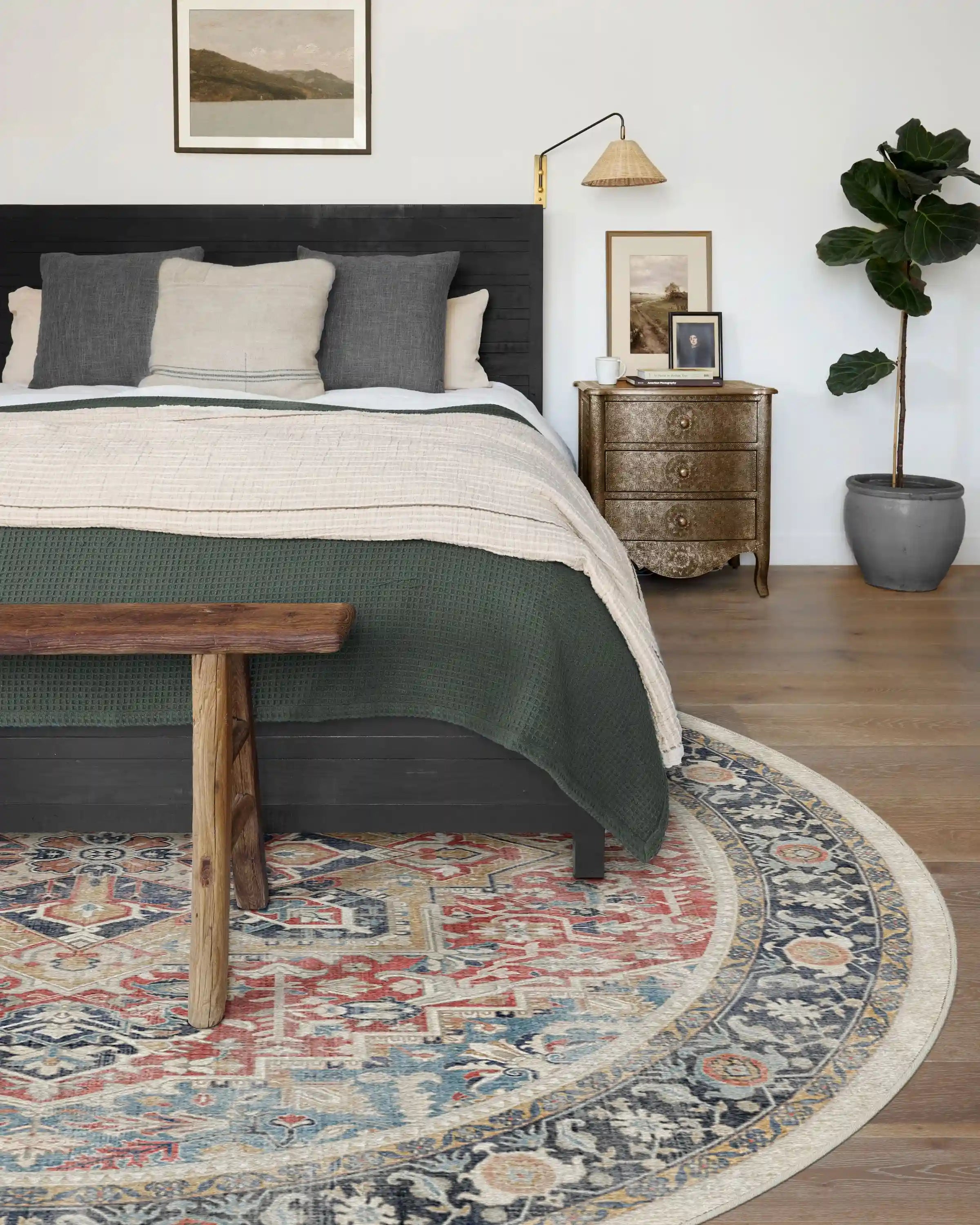 Kamran Cayenne Red Rug