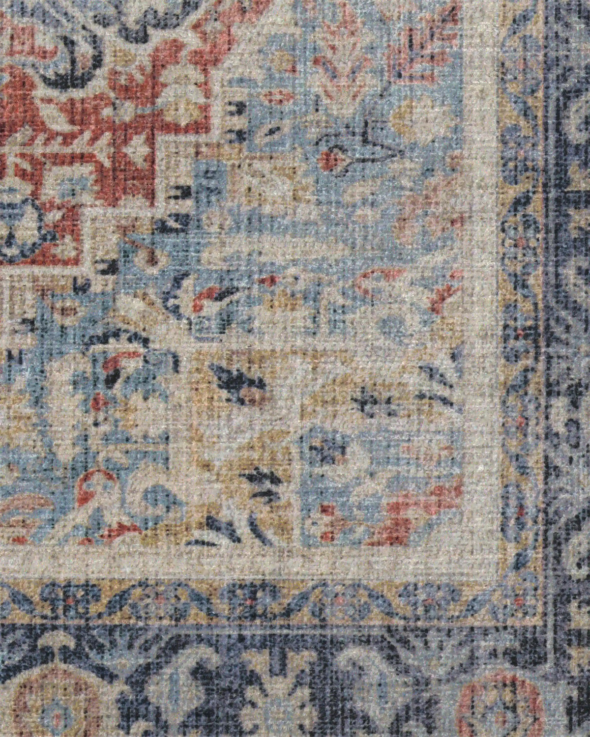 Kamran Cayenne Red Rug