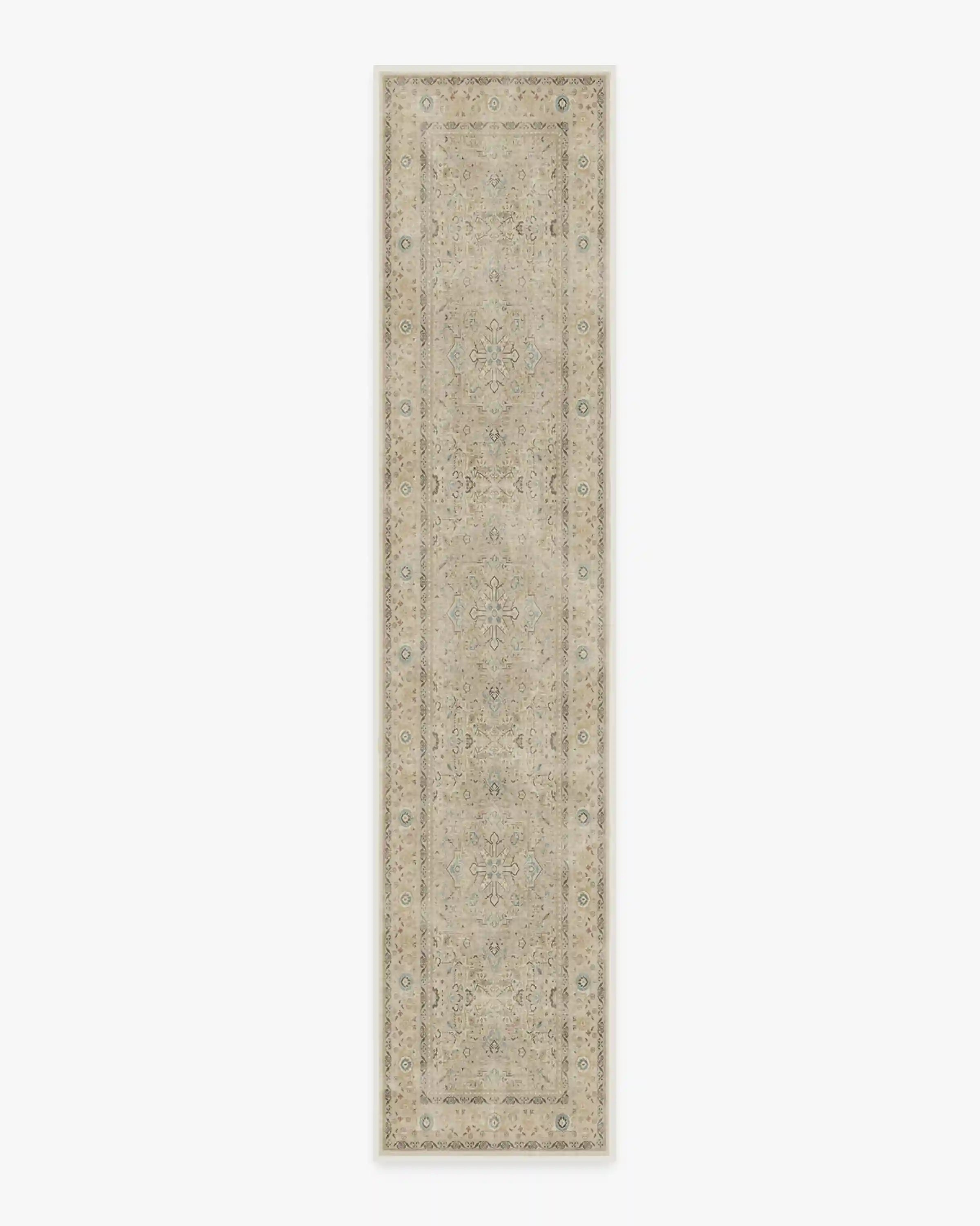 Kamran Ivory Opal Rug