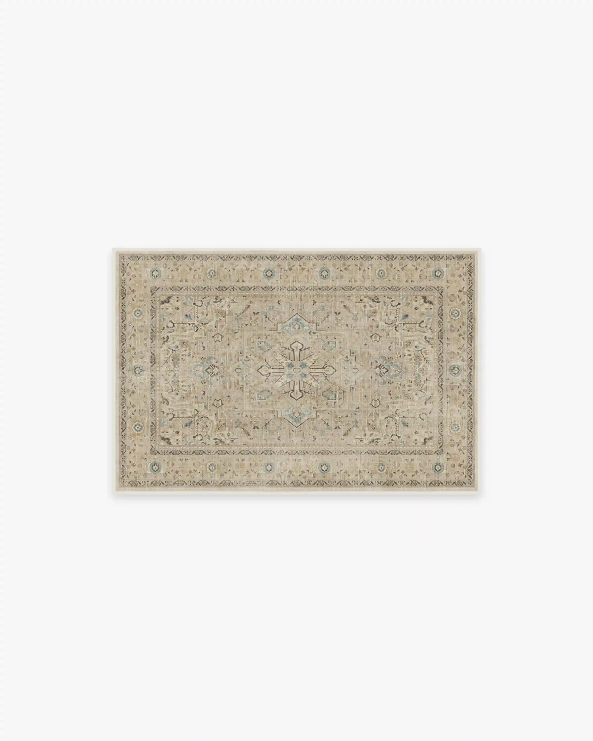 Kamran Ivory Opal Rug