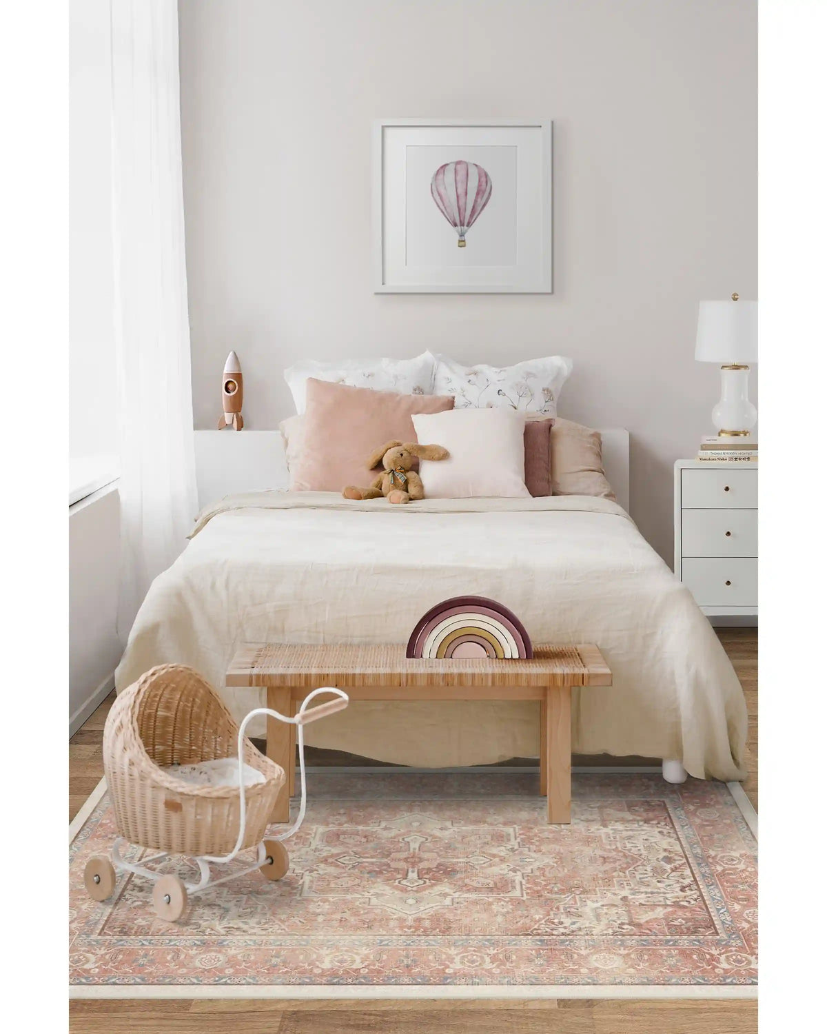 Kamran Rose Rug