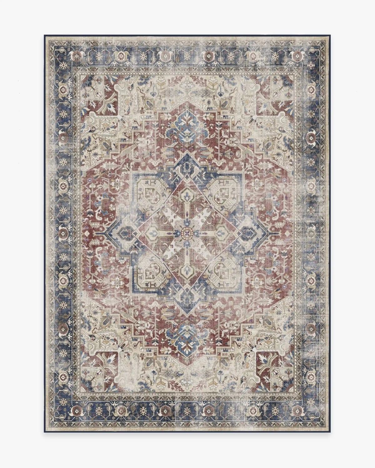 Kamran Royal Blue Rug