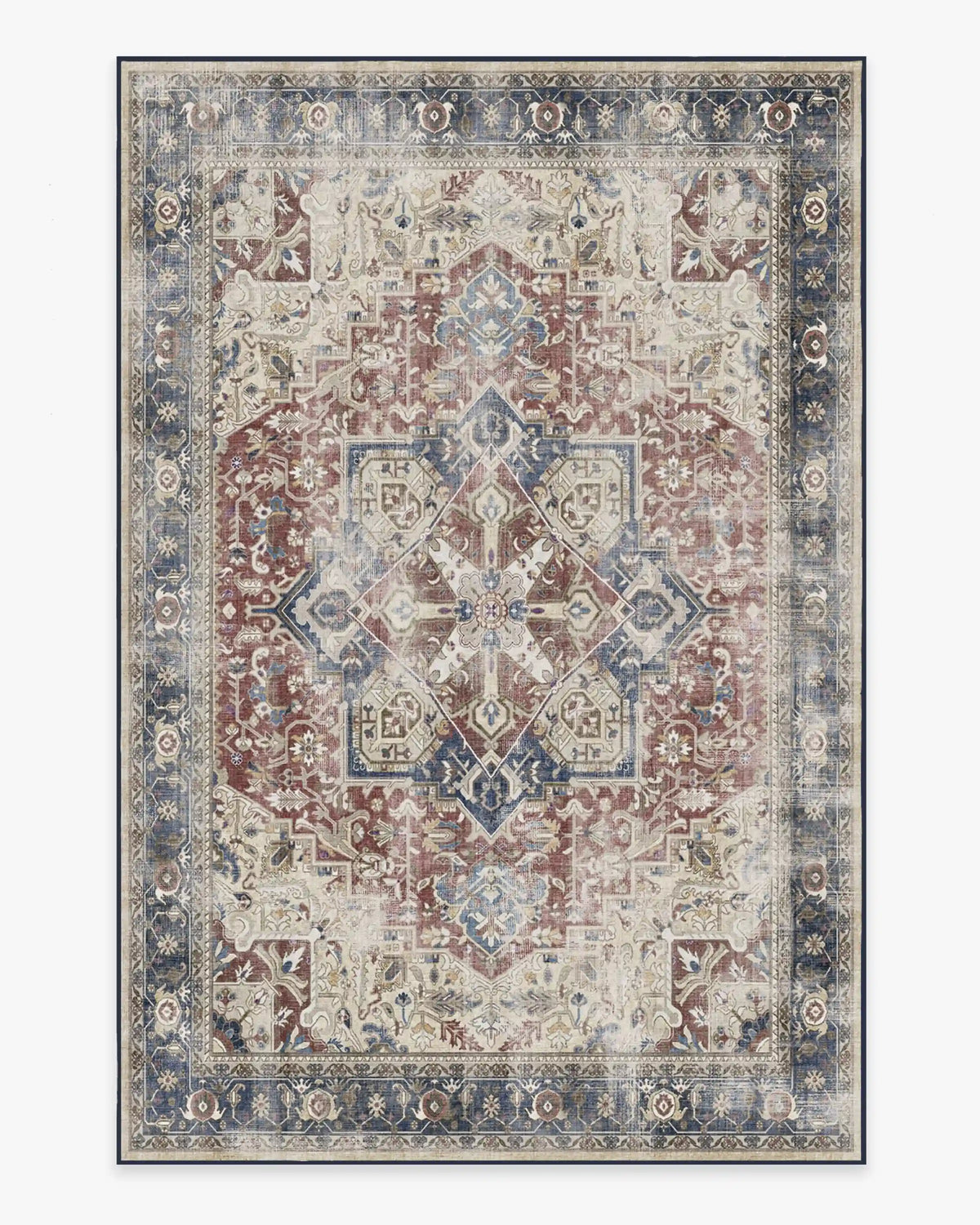 Kamran Royal Blue Rug